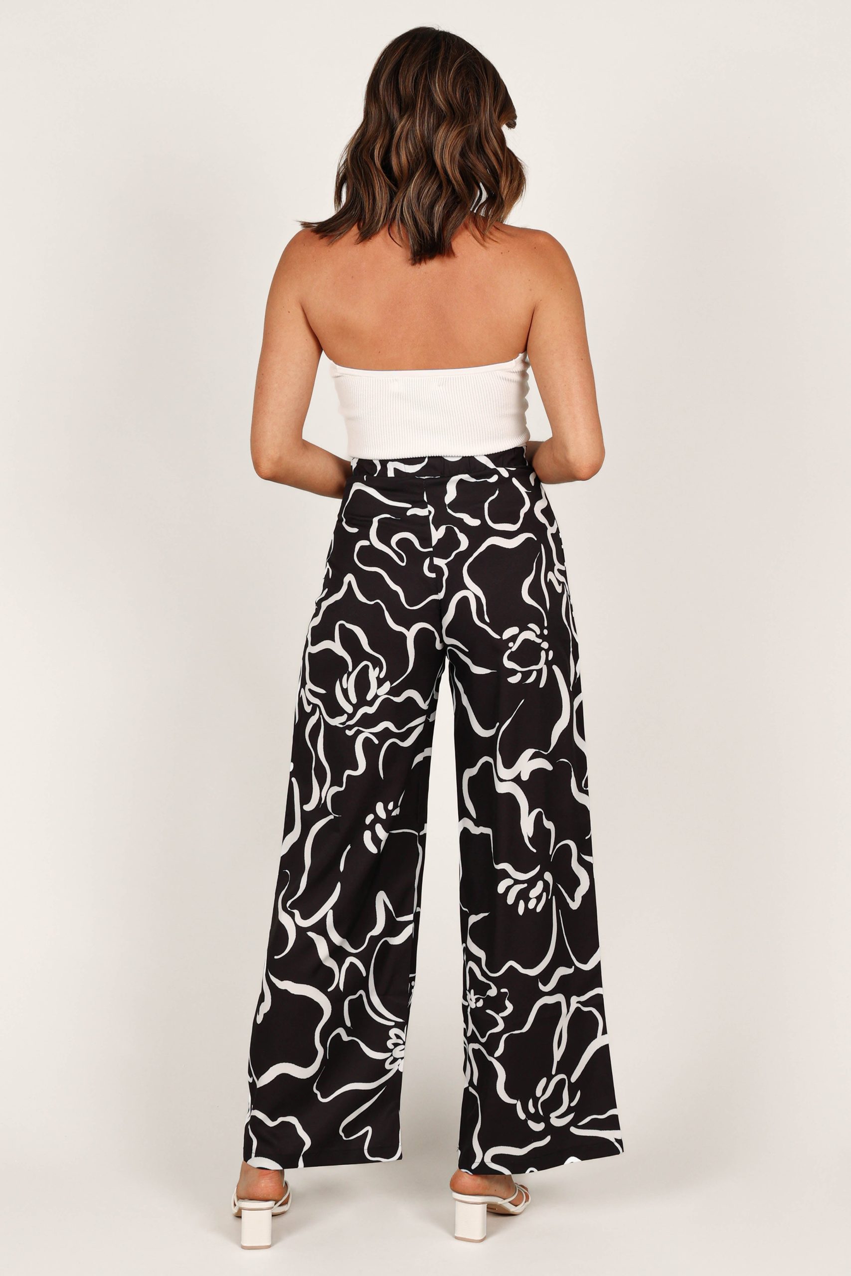 York Pant - White Black Floral - Image 7