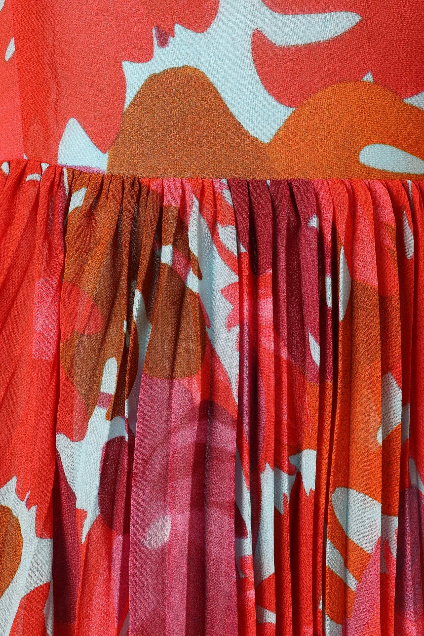 Achanti Pleated Maxi Dress - Pink Azalea - Image 6