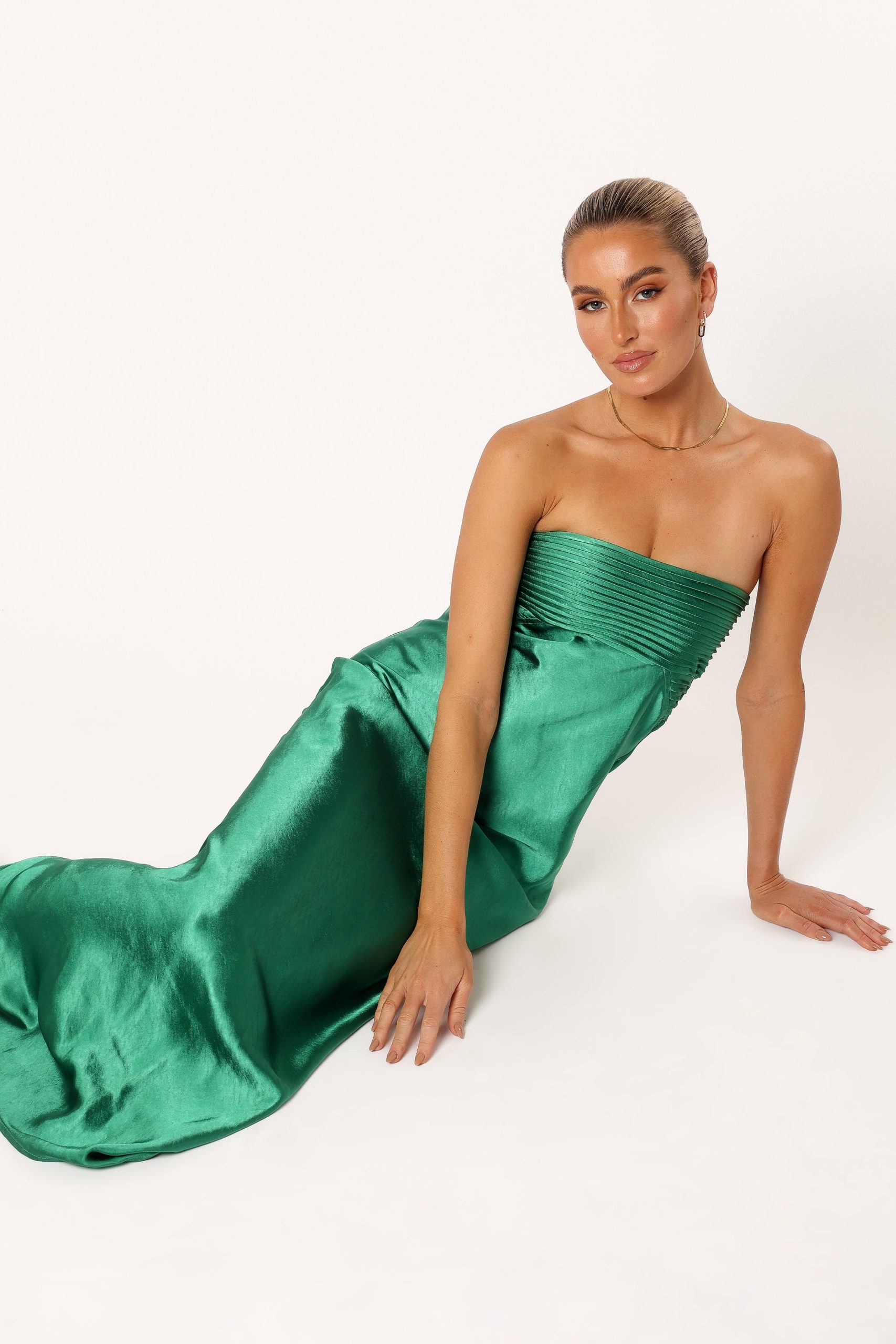 Adina Maxi Dress - Emerald - Image 2