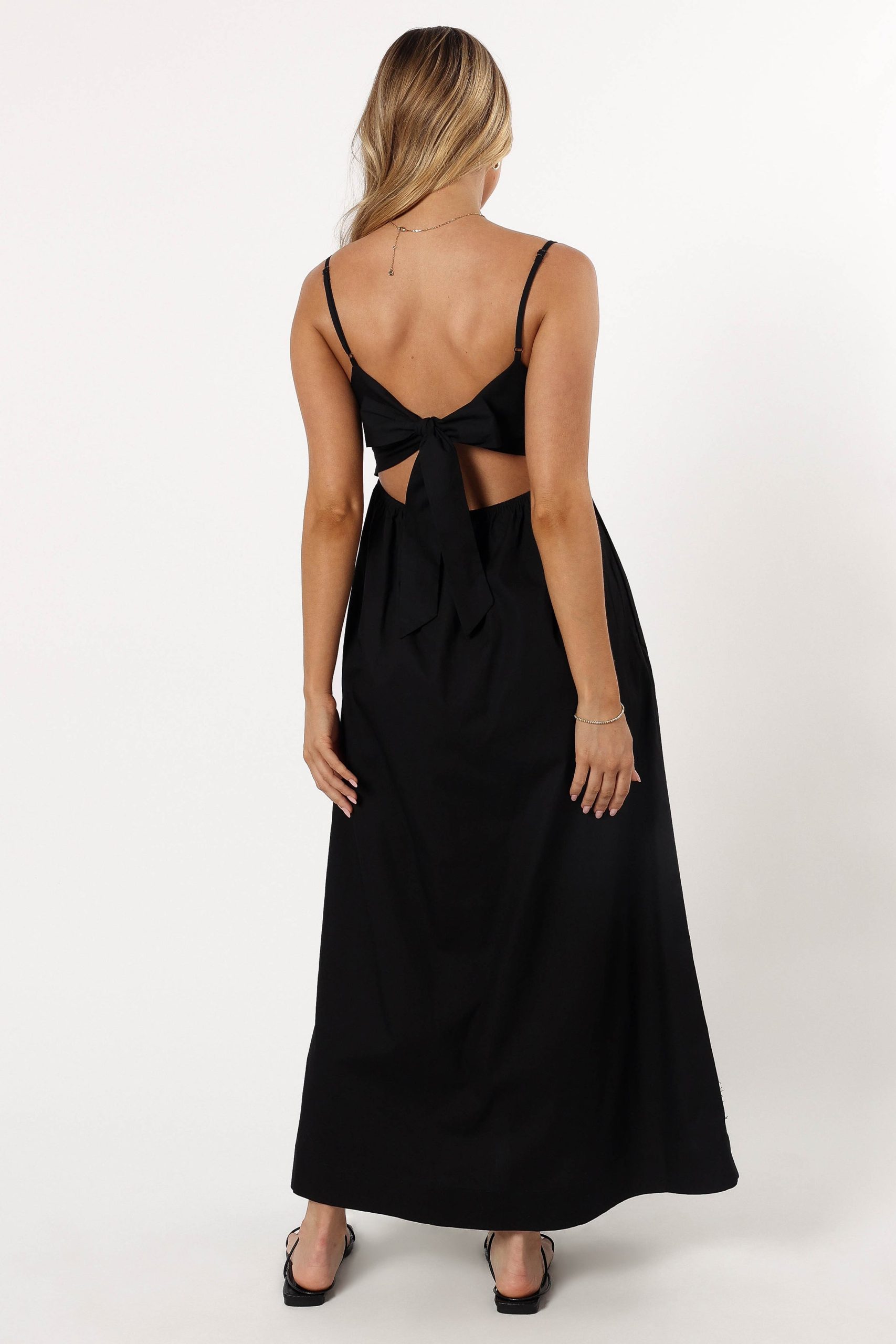 Alena Midi Dress - Black - Image 6