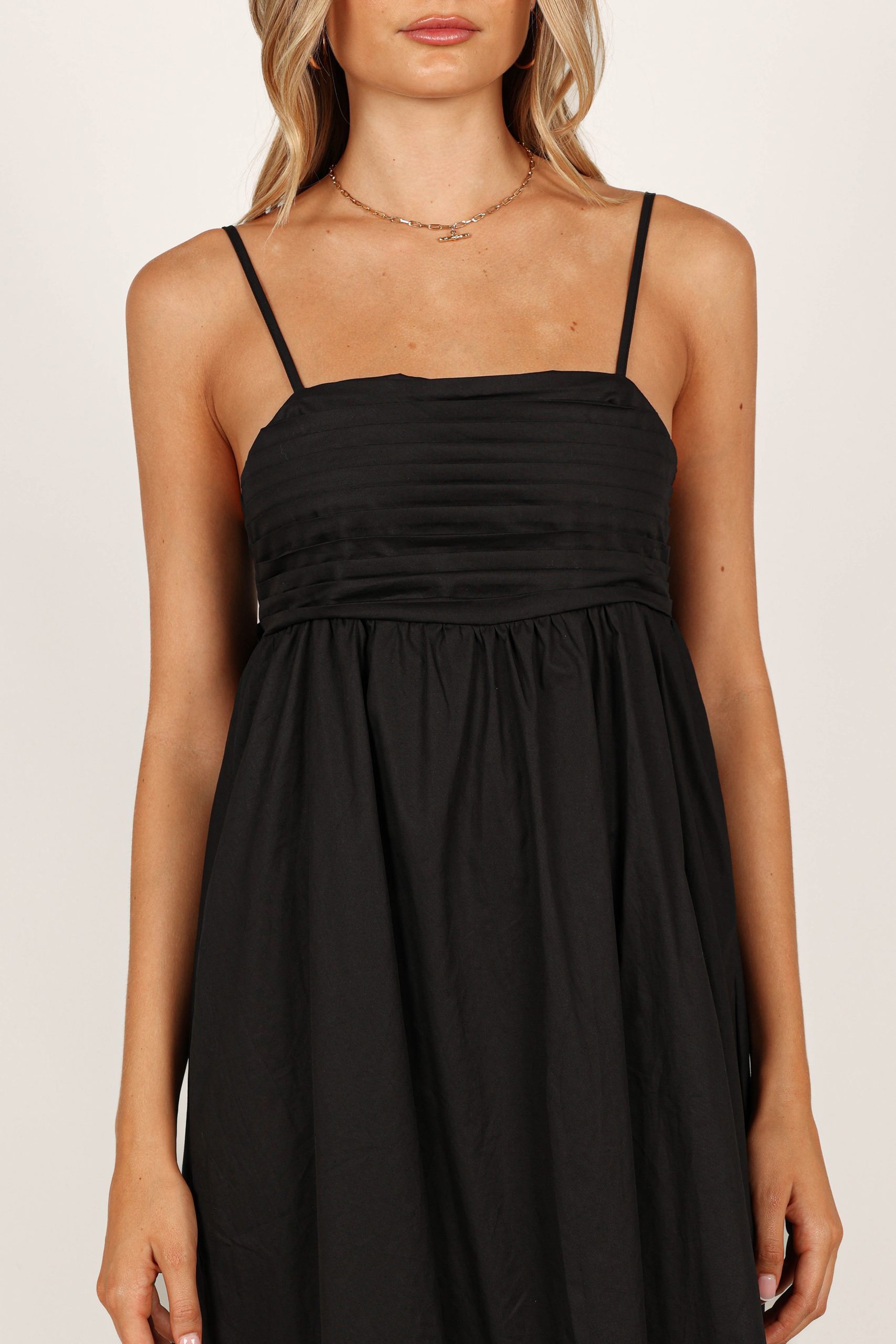 Alice Bow Back Midi Dress - Black - Image 4