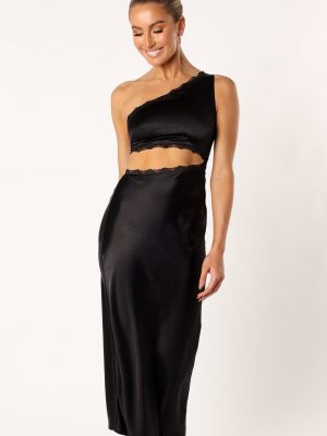 Alta Long Midi Dress - Black