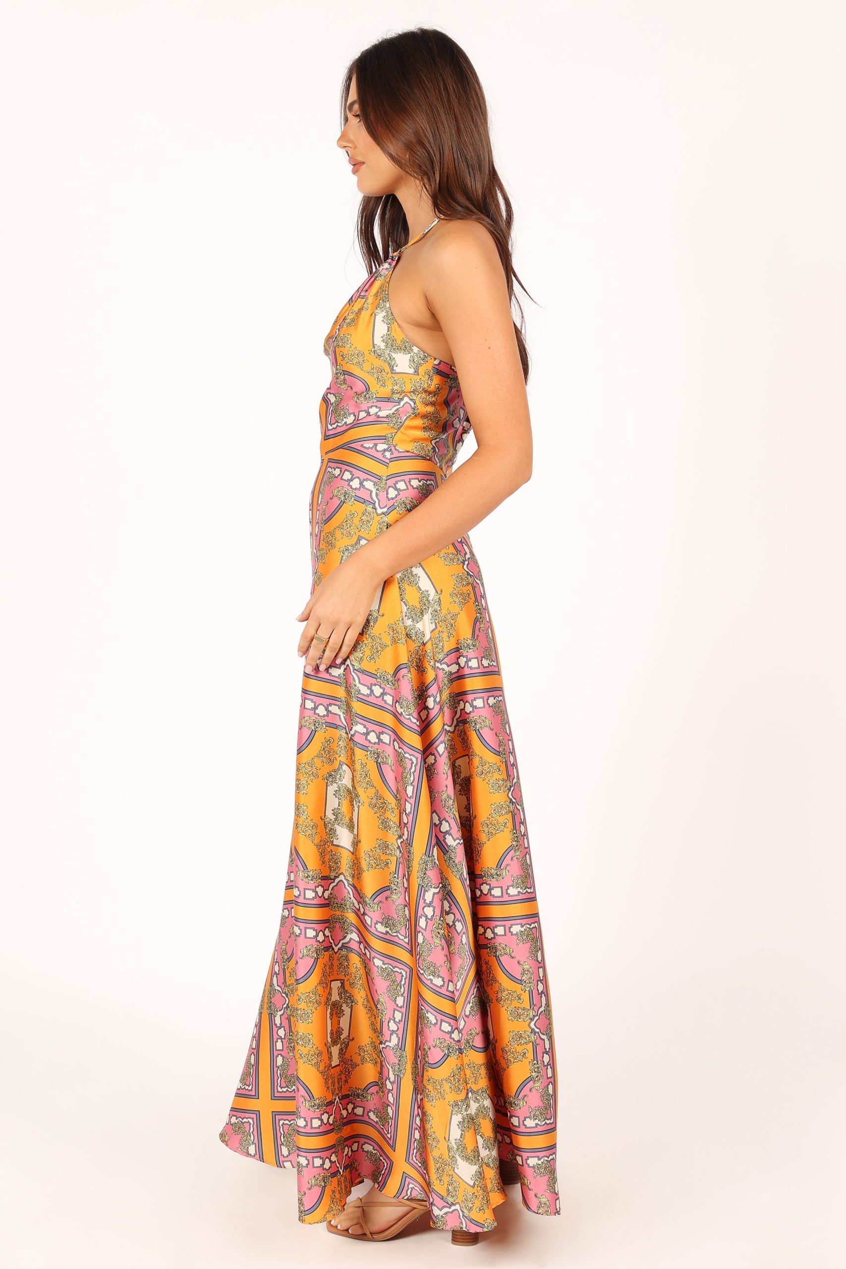 Amara Maxi Dress - Tangerine - Image 8