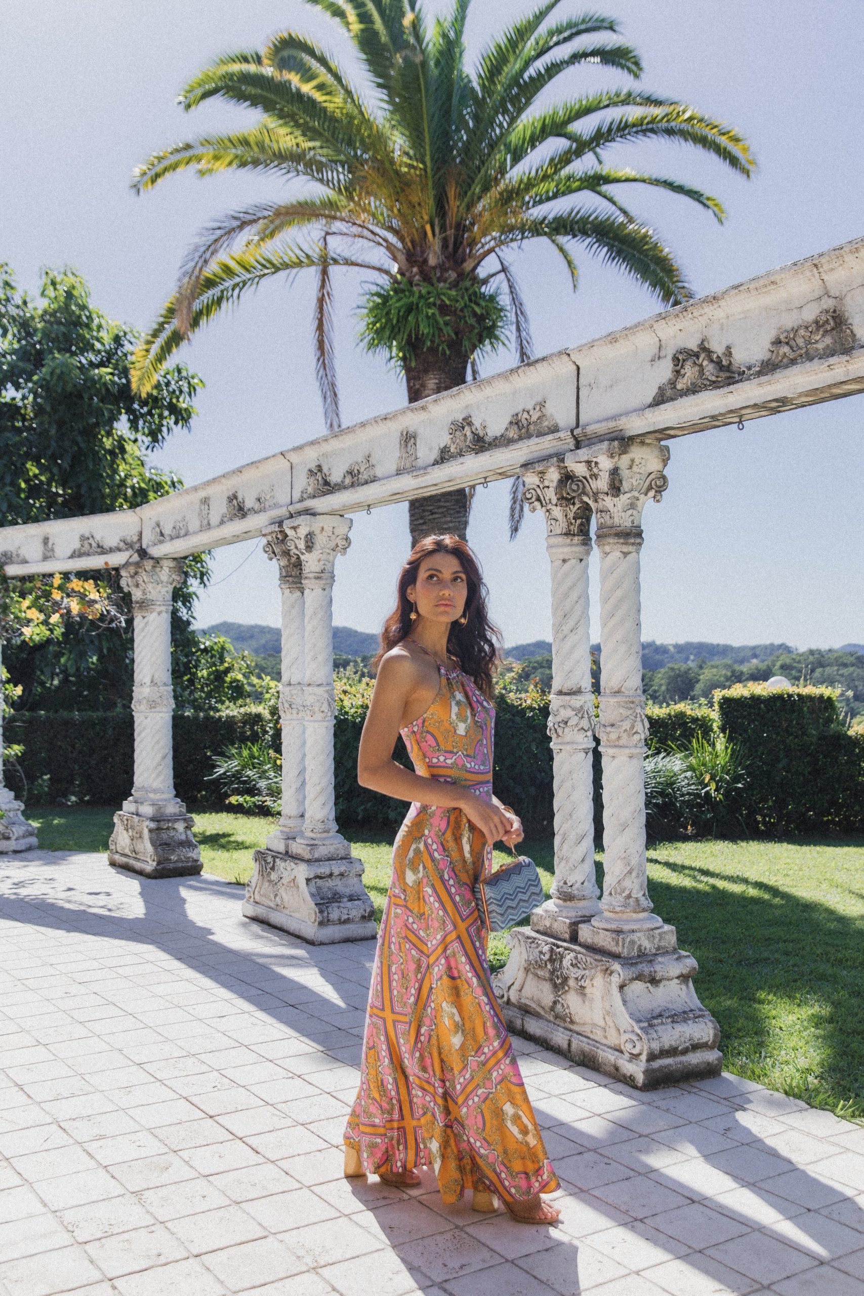 Amara Maxi Dress - Tangerine - Image 2