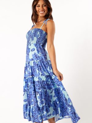 Amarie Midi Dress - Blue