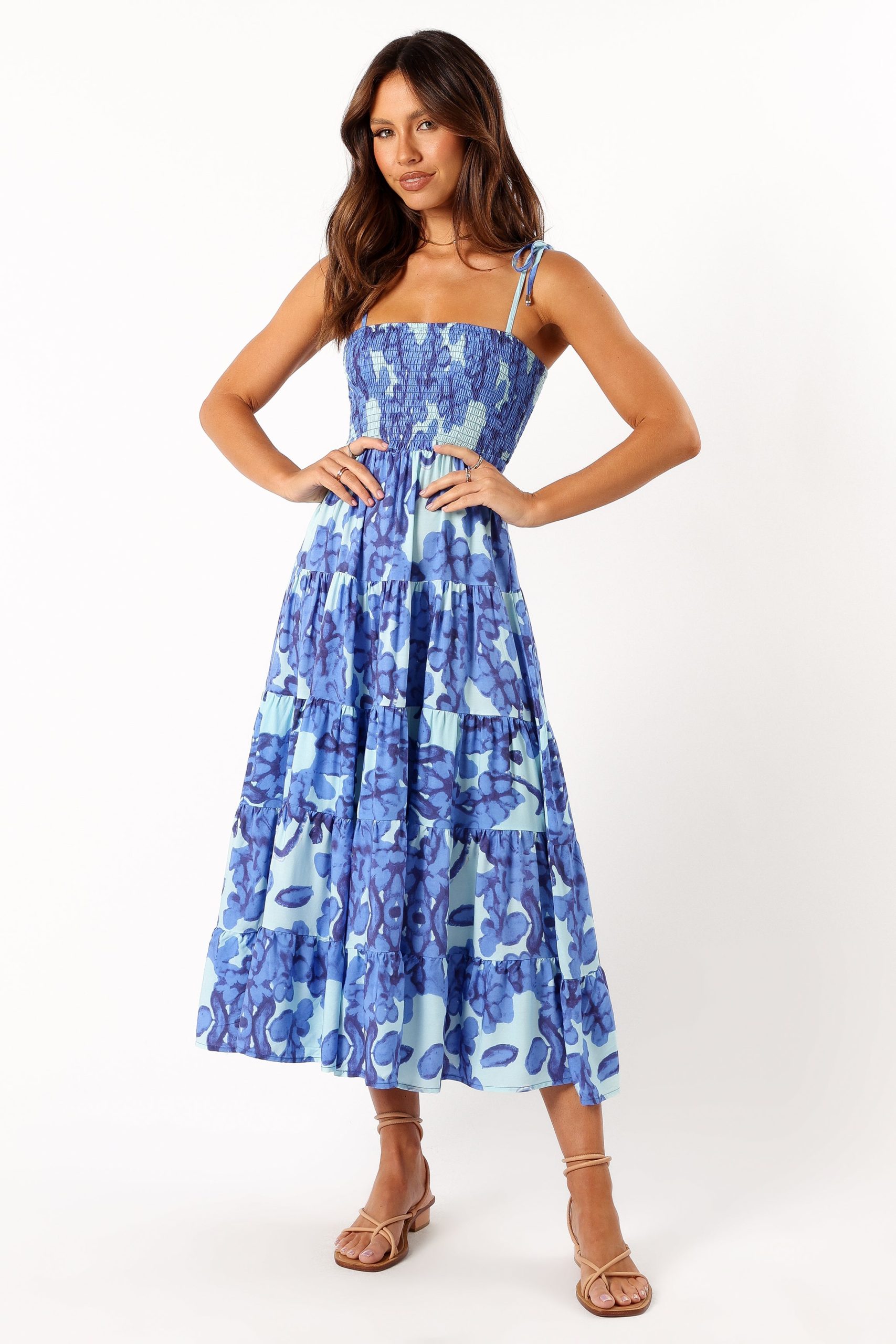 Amarie Midi Dress - Blue - Image 2