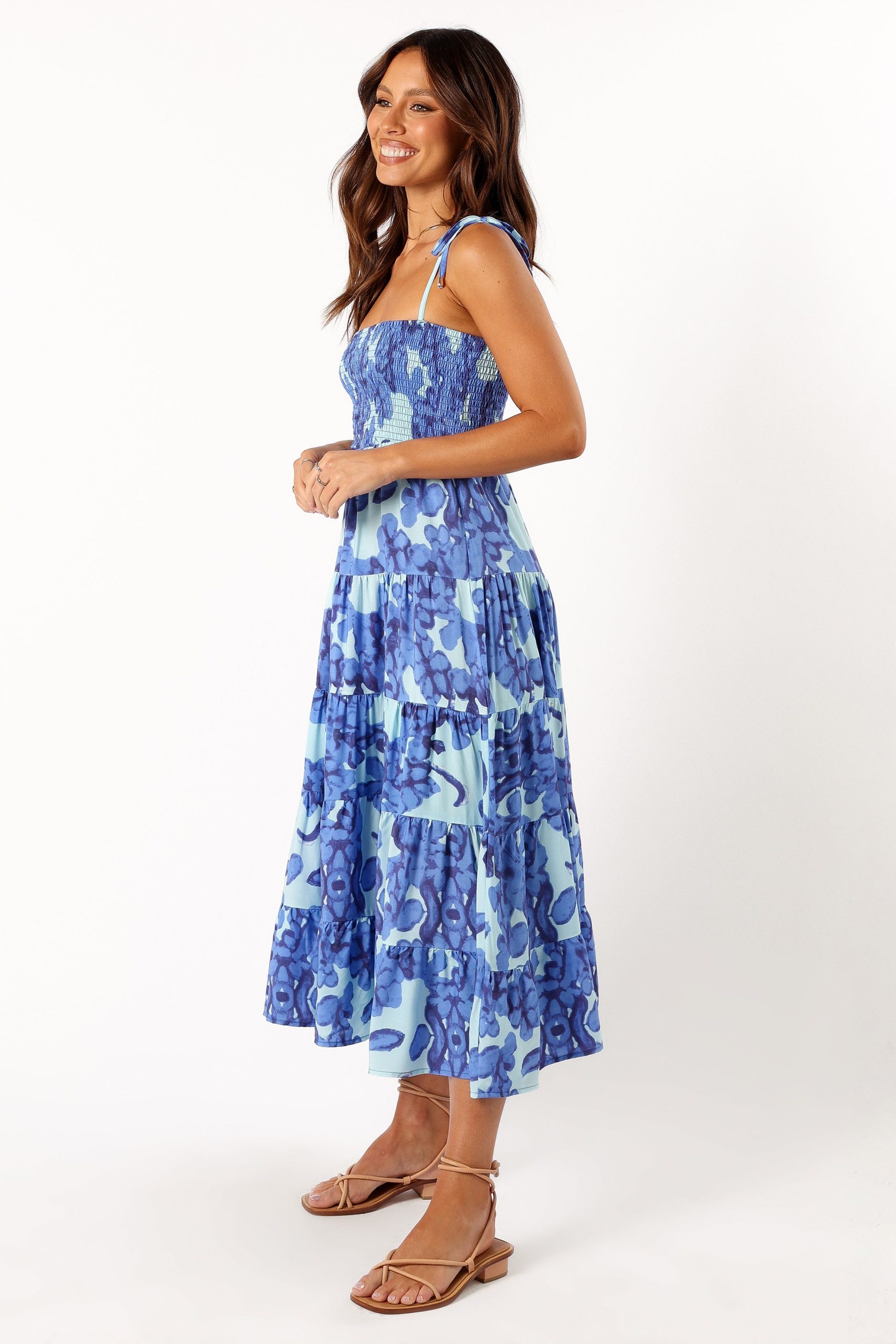 Amarie Midi Dress - Blue - Image 3