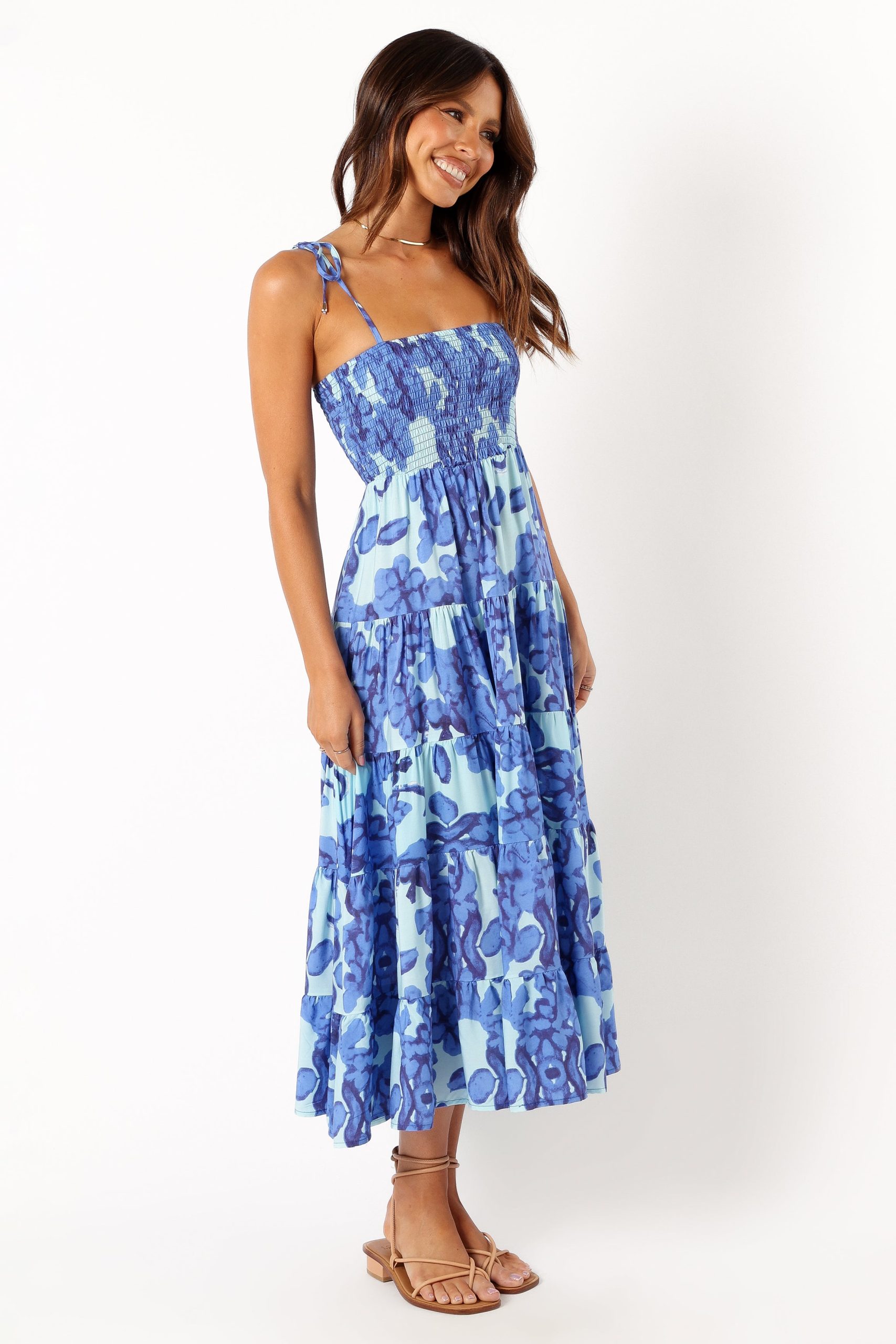 Amarie Midi Dress - Blue - Image 6
