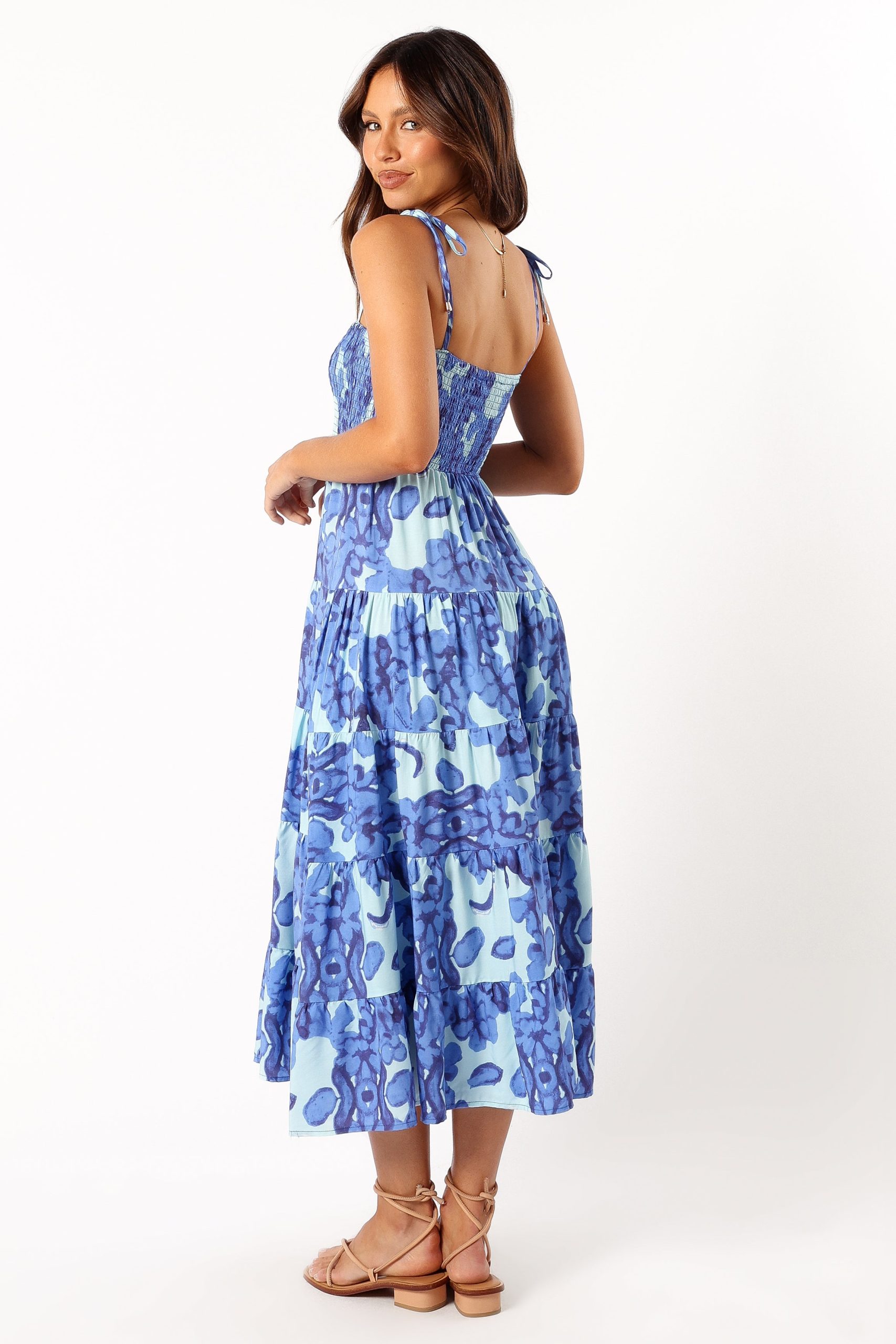 Amarie Midi Dress - Blue - Image 4
