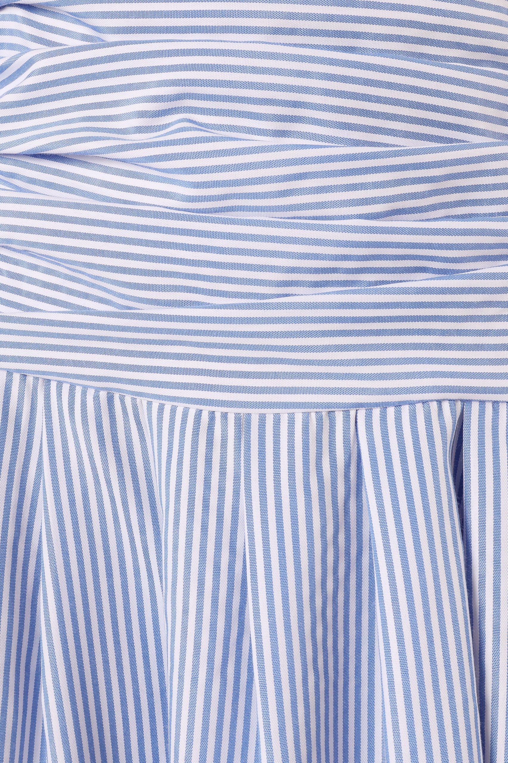 Avalee Strapless Maxi Dress - Blue Stripe - Image 7