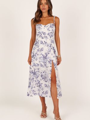 Azelia Dress - Blue Floral