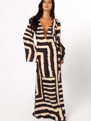 Azure Maxi Dress - Noria Print