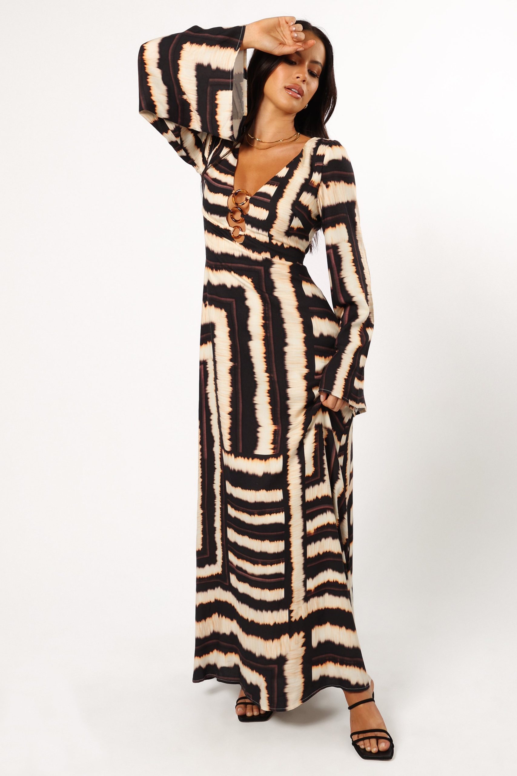 Azure Maxi Dress - Noria Print - Image 5