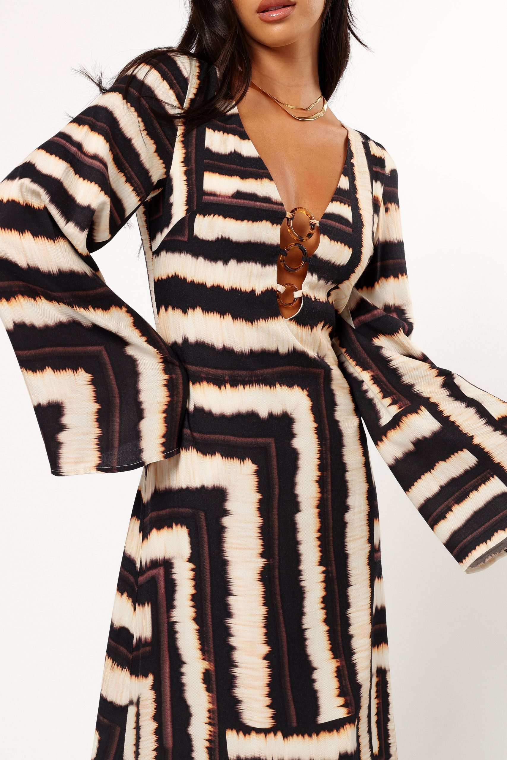 Azure Maxi Dress - Noria Print - Image 4