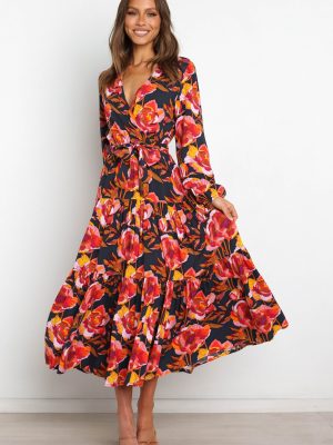 Balsa Dress - Navy Floral