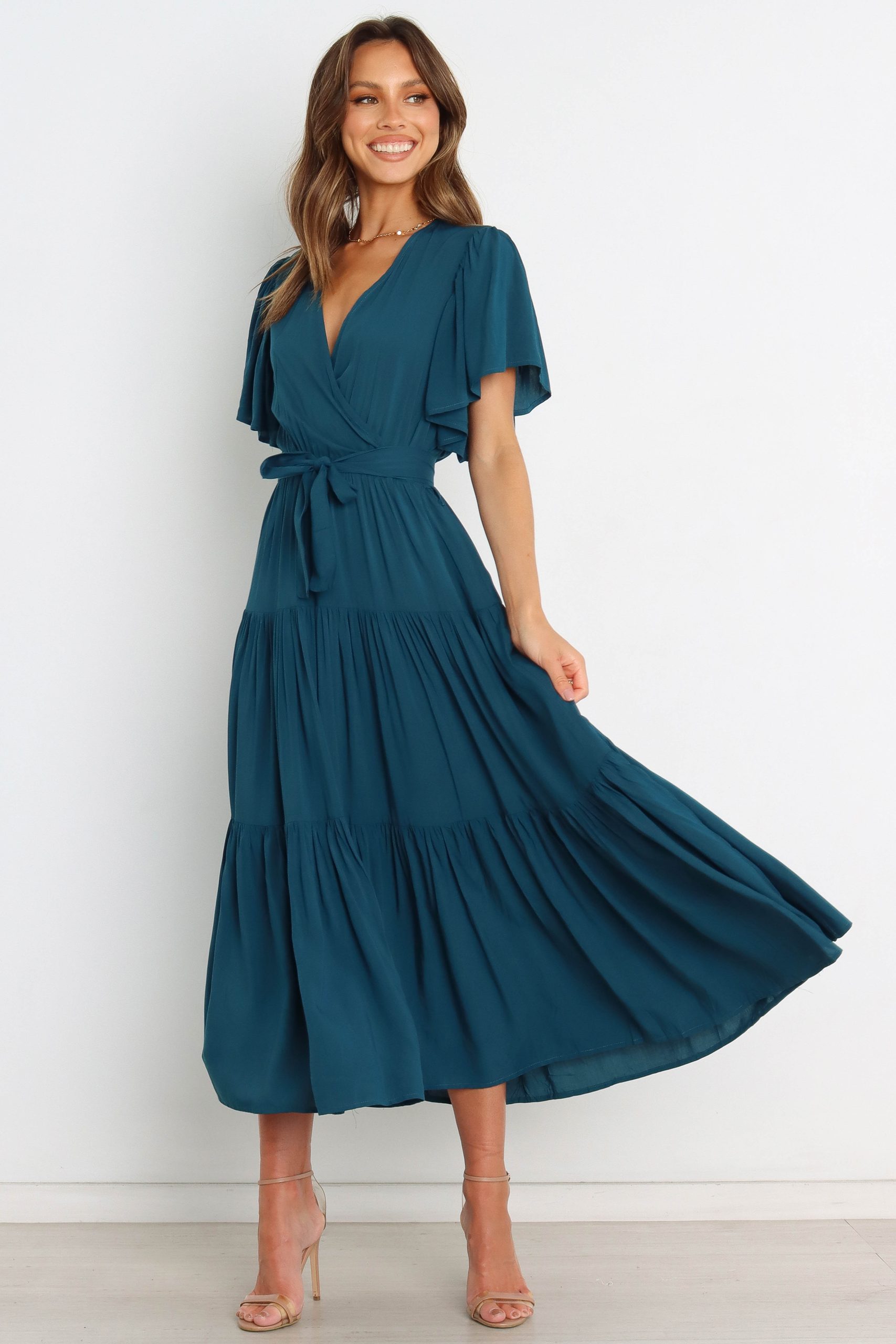 Barker Dress - Teal - Image 6