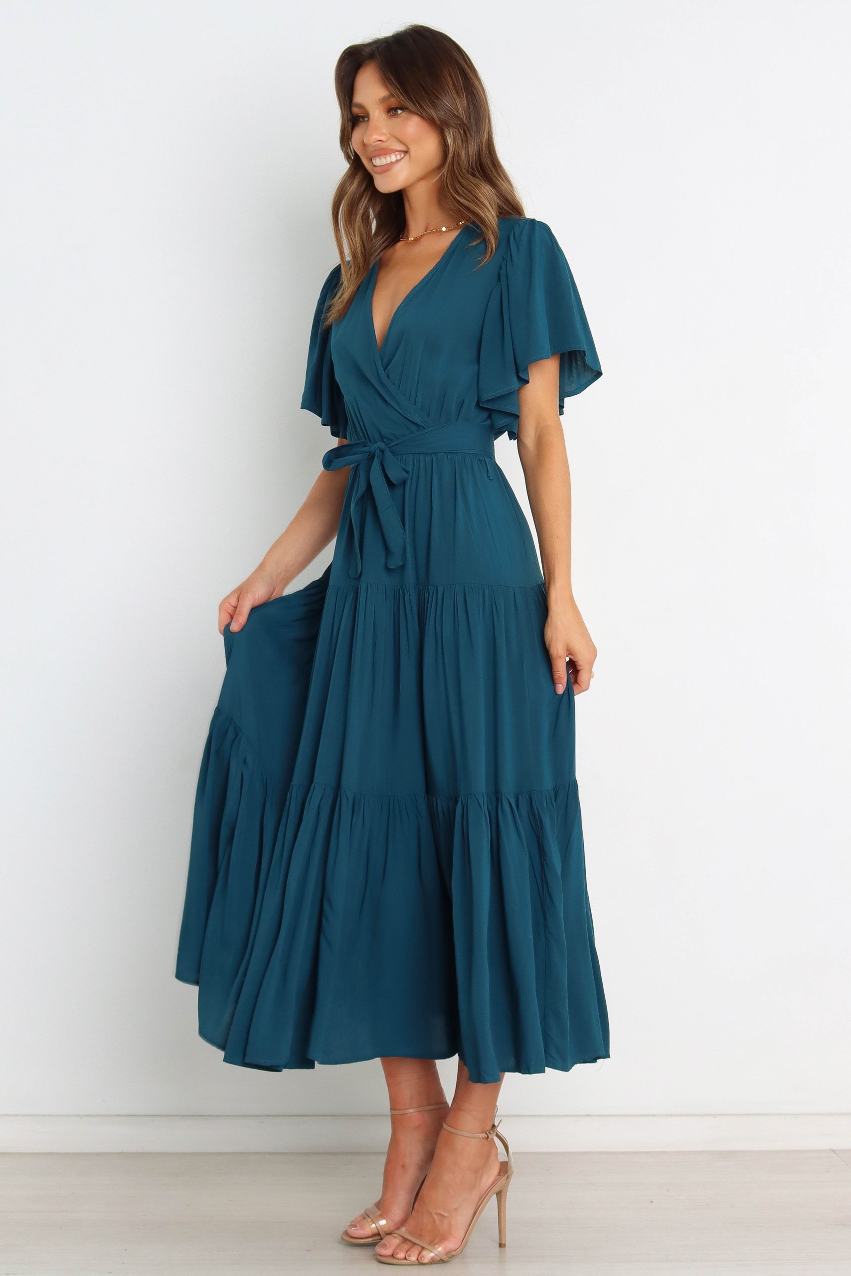 Barker Dress - Teal - Image 9