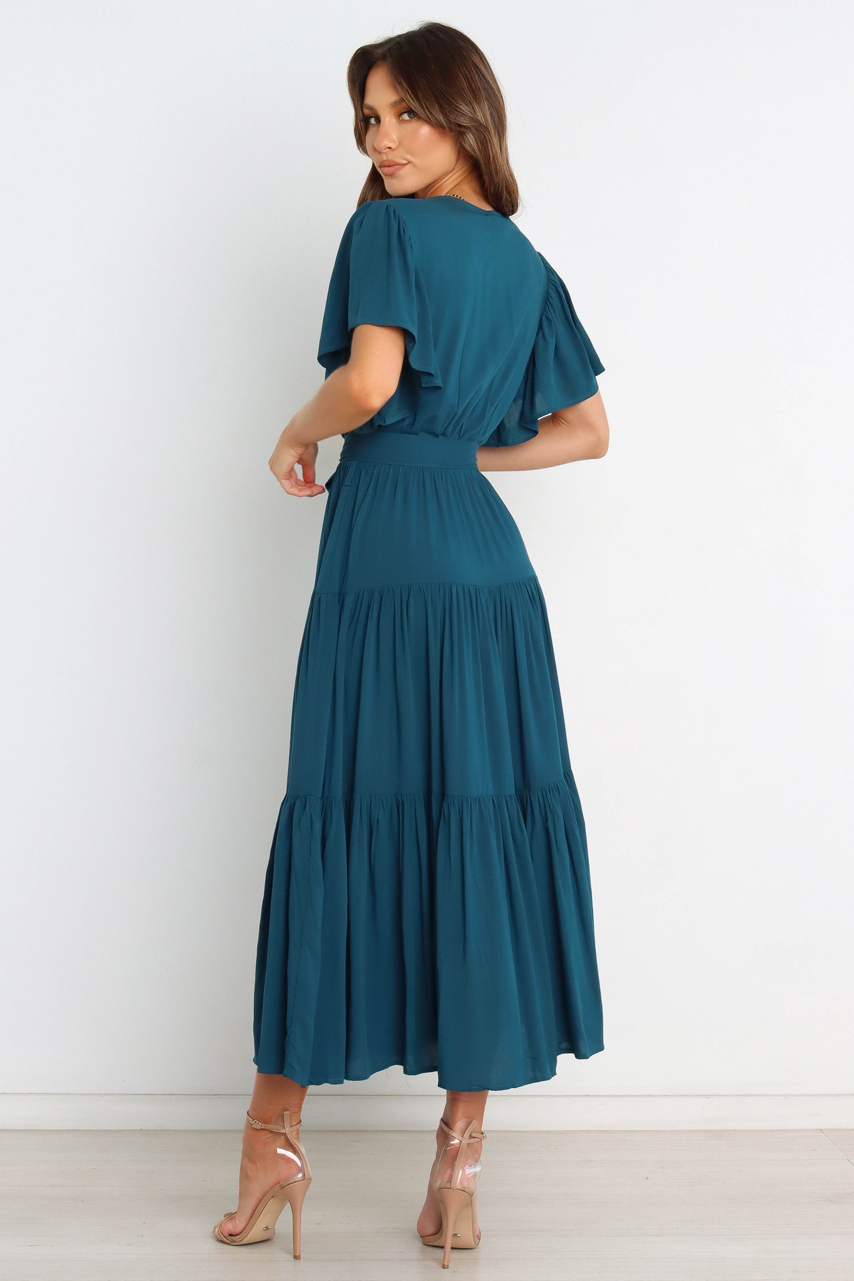 Barker Dress - Teal - Image 7