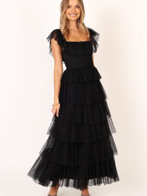 Belle Maxi Dress - Black