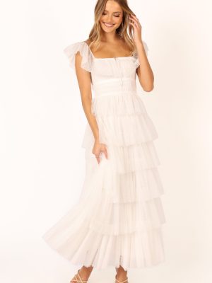 Belle Maxi Dress - Off White