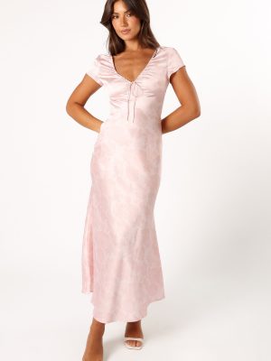 Benton Slip Maxi Dress - Pink Floral