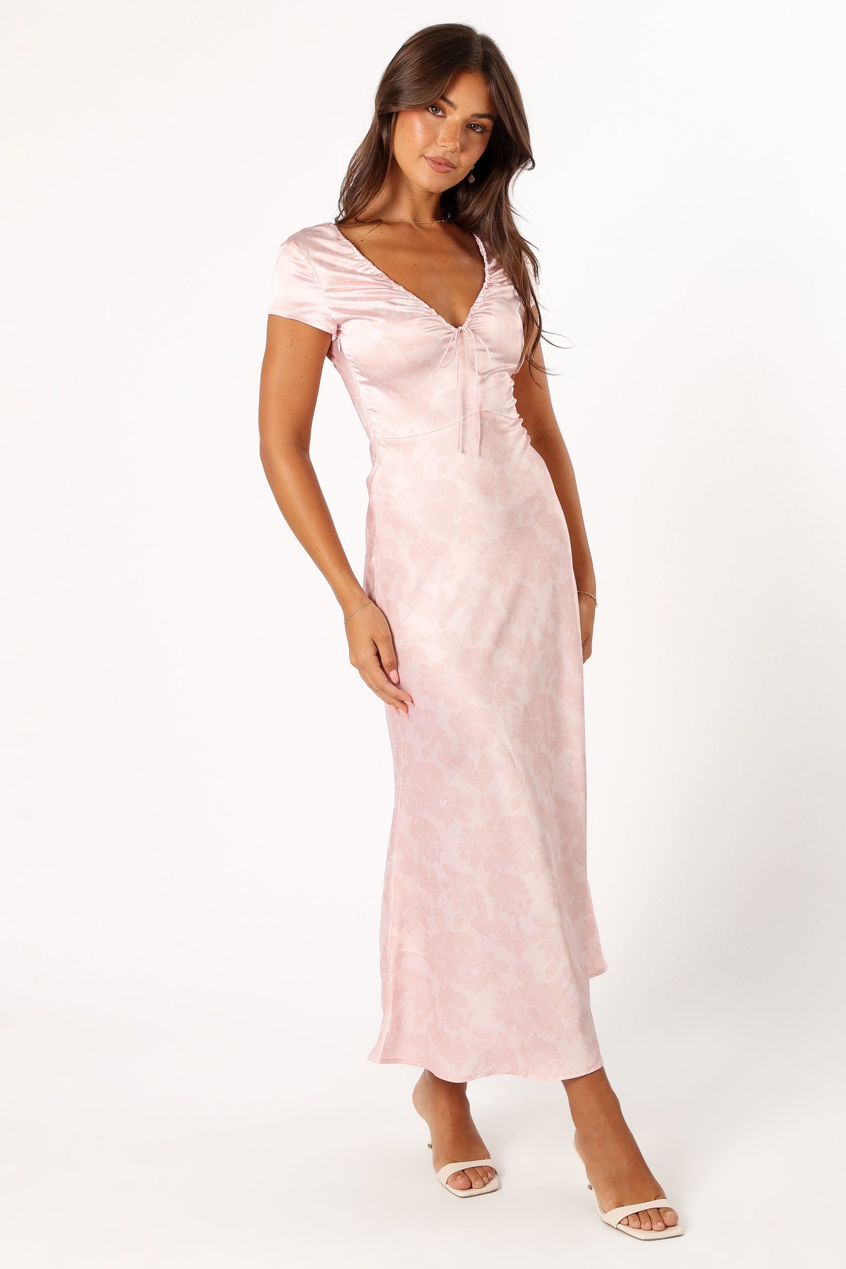 Benton Slip Maxi Dress - Pink Floral - Image 4