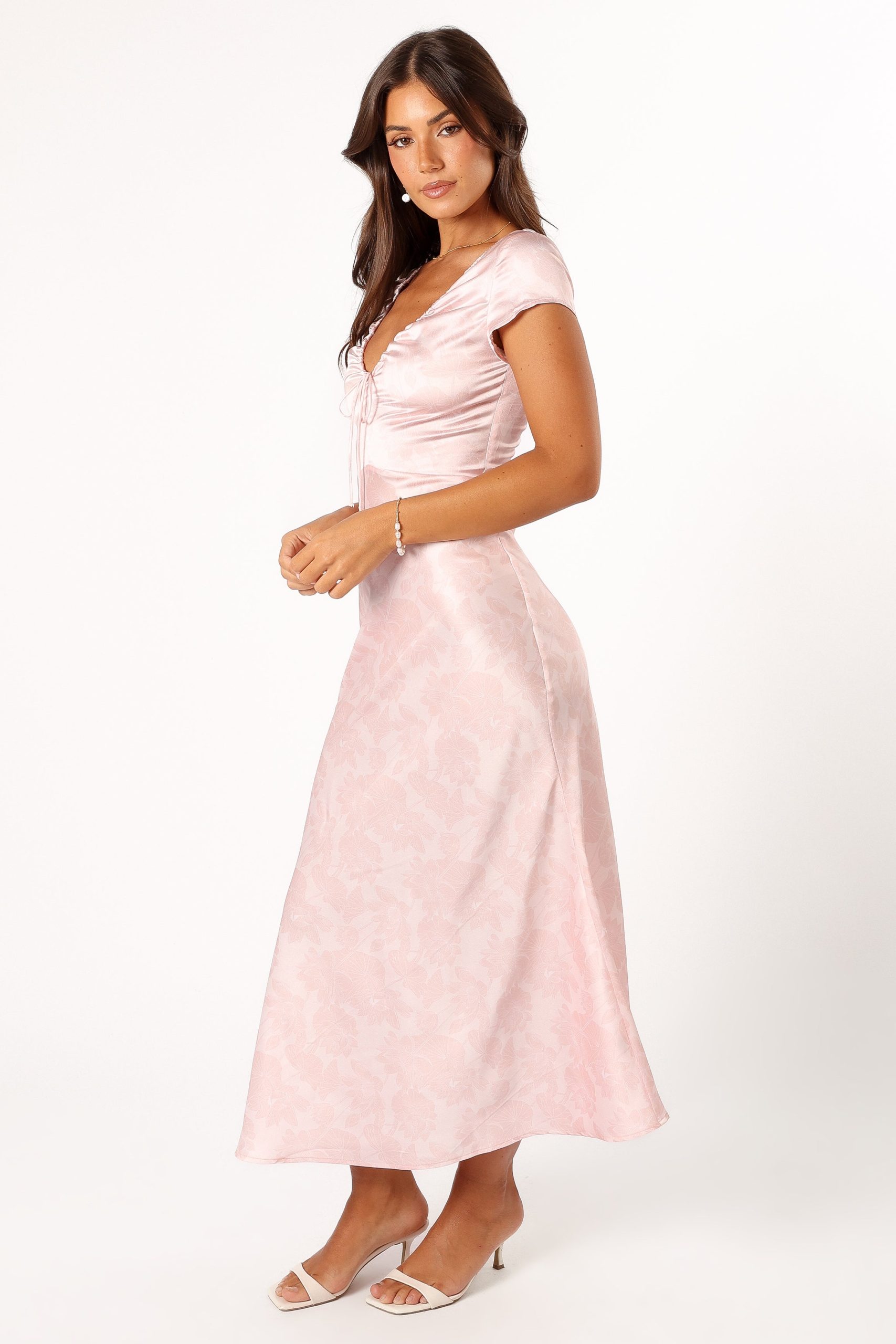 Benton Slip Maxi Dress - Pink Floral - Image 2