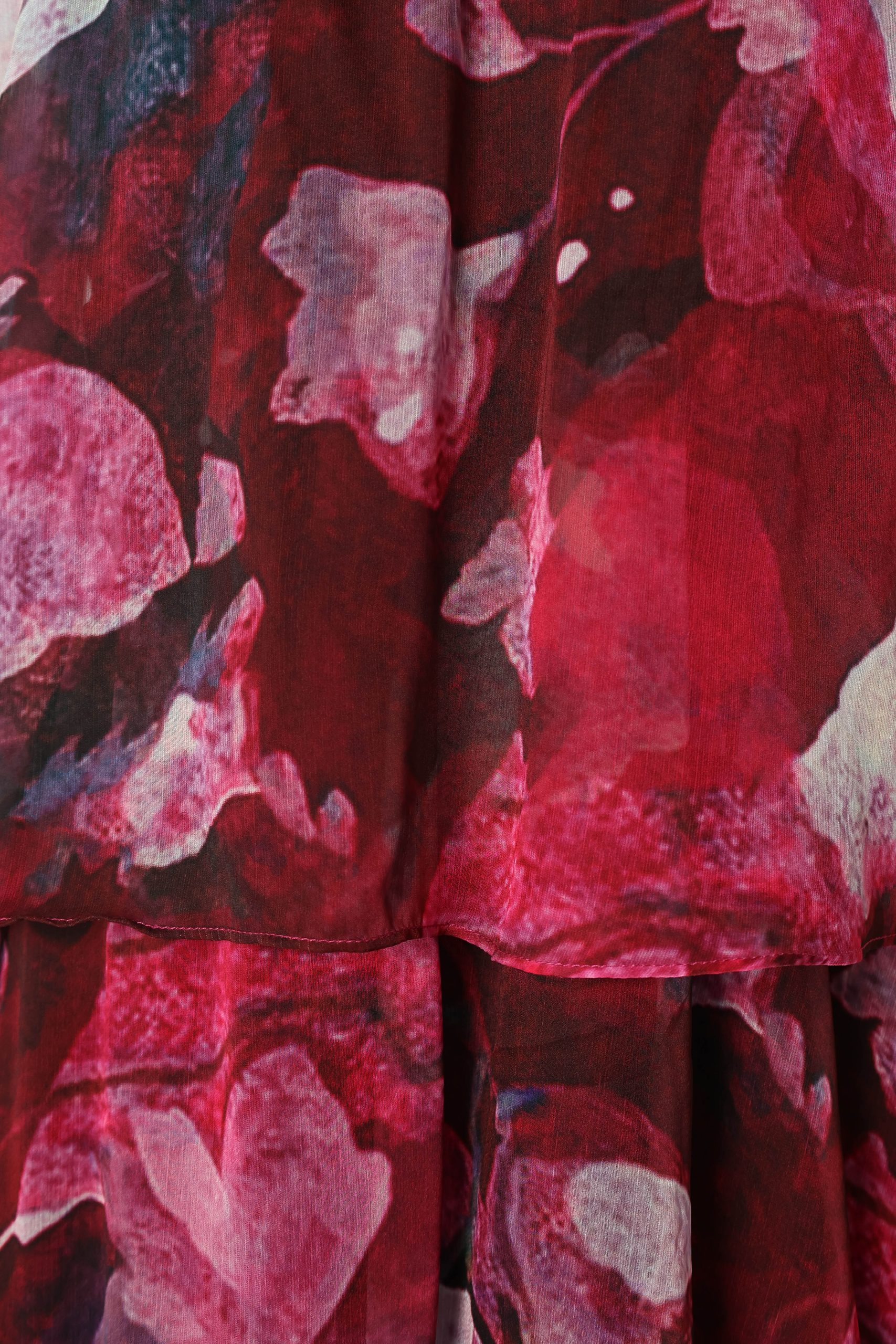 Bloom Strapless Maxi Dress - Purple Floral - Image 8