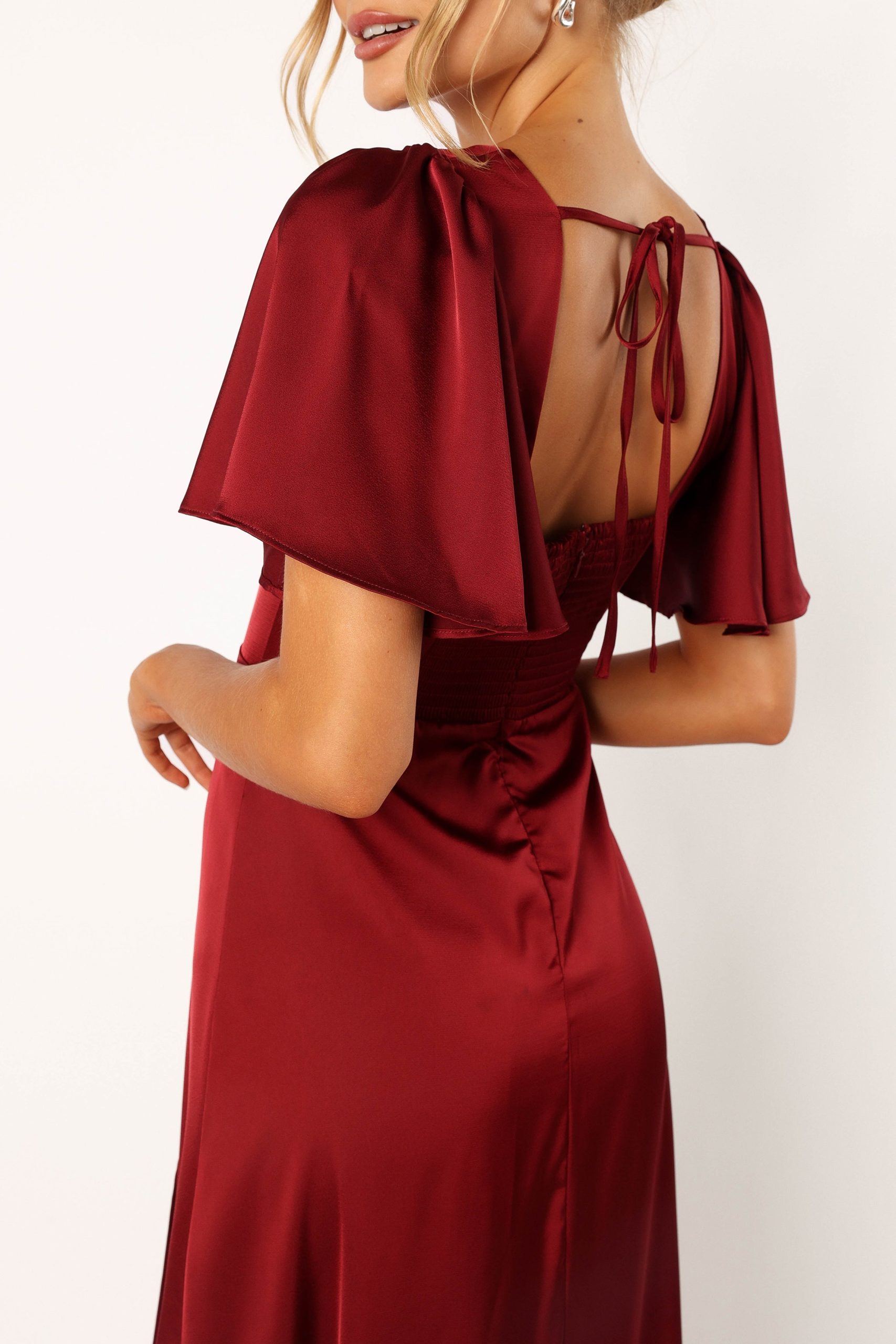 Casper Maxi Dress - Wine - Image 2