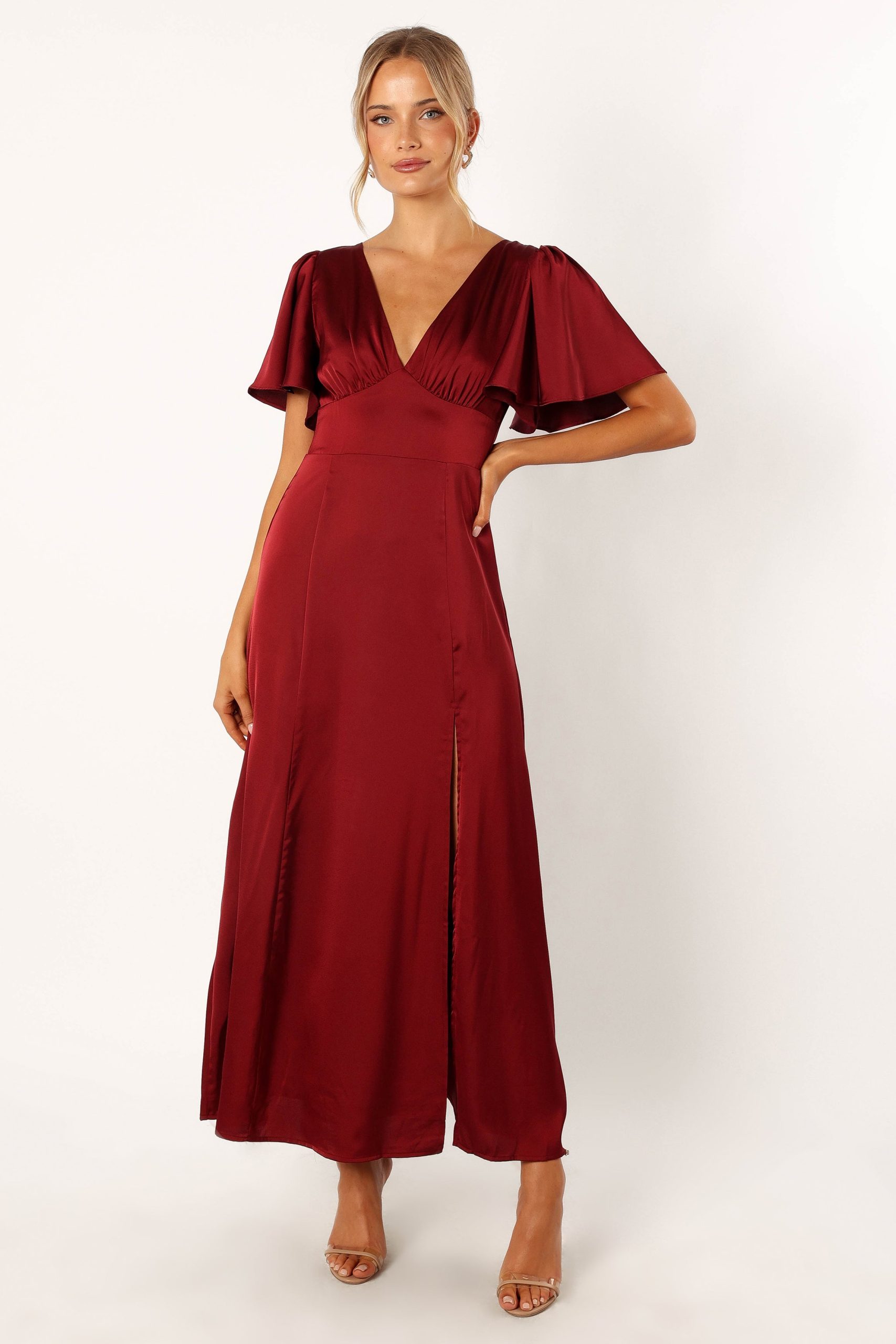 Casper Maxi Dress - Wine - Image 3