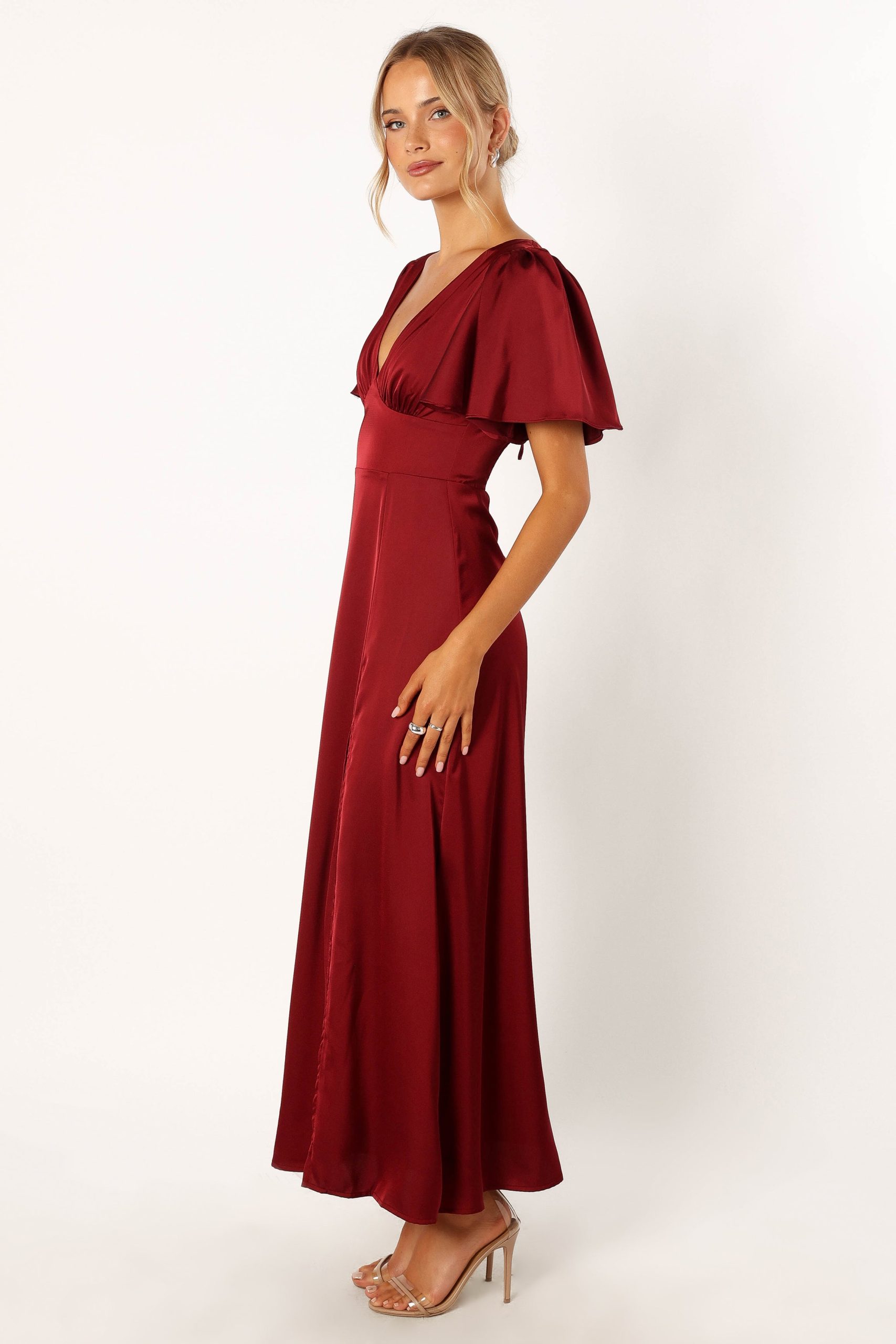 Casper Maxi Dress - Wine - Image 4