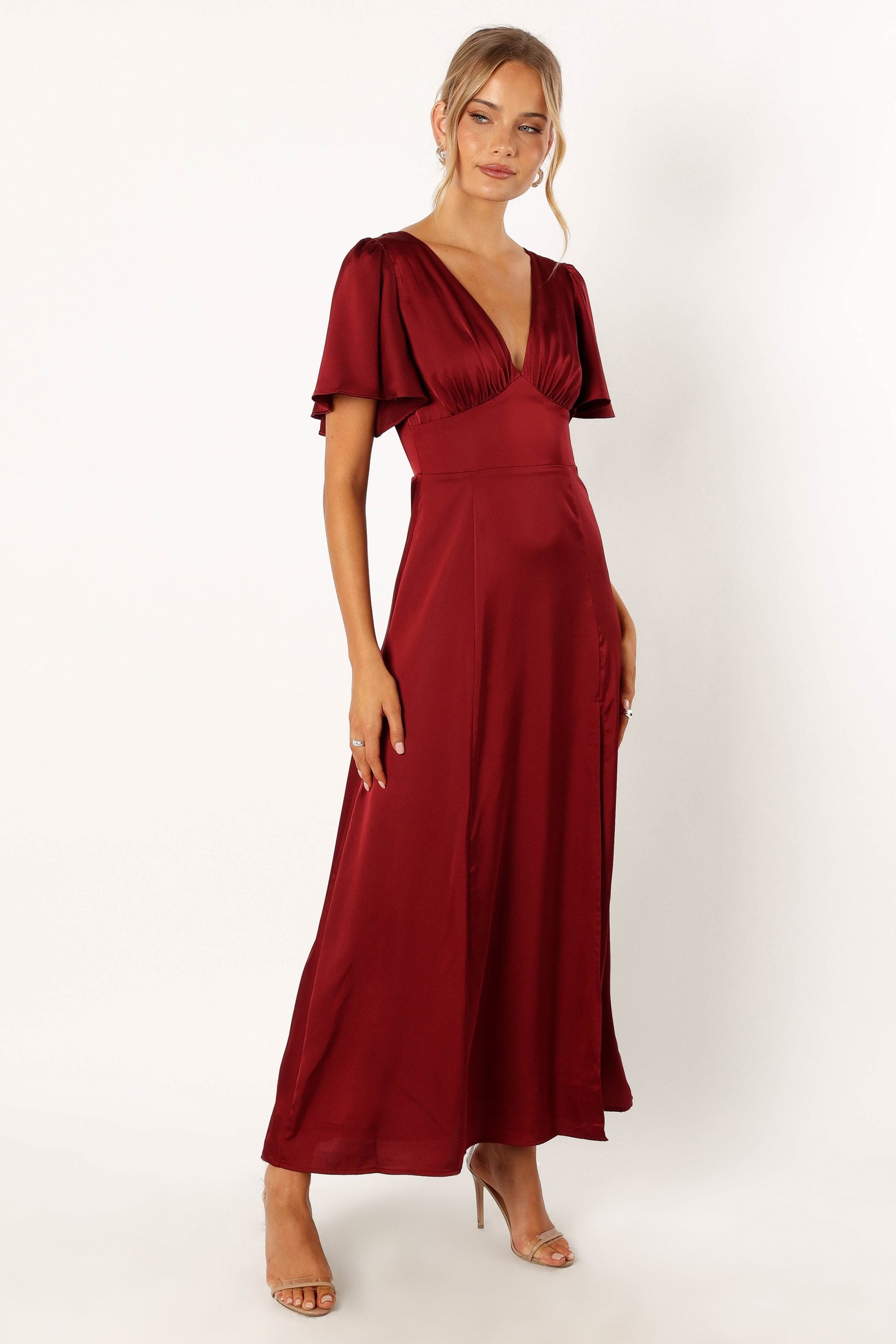 Casper Maxi Dress - Wine - Image 8