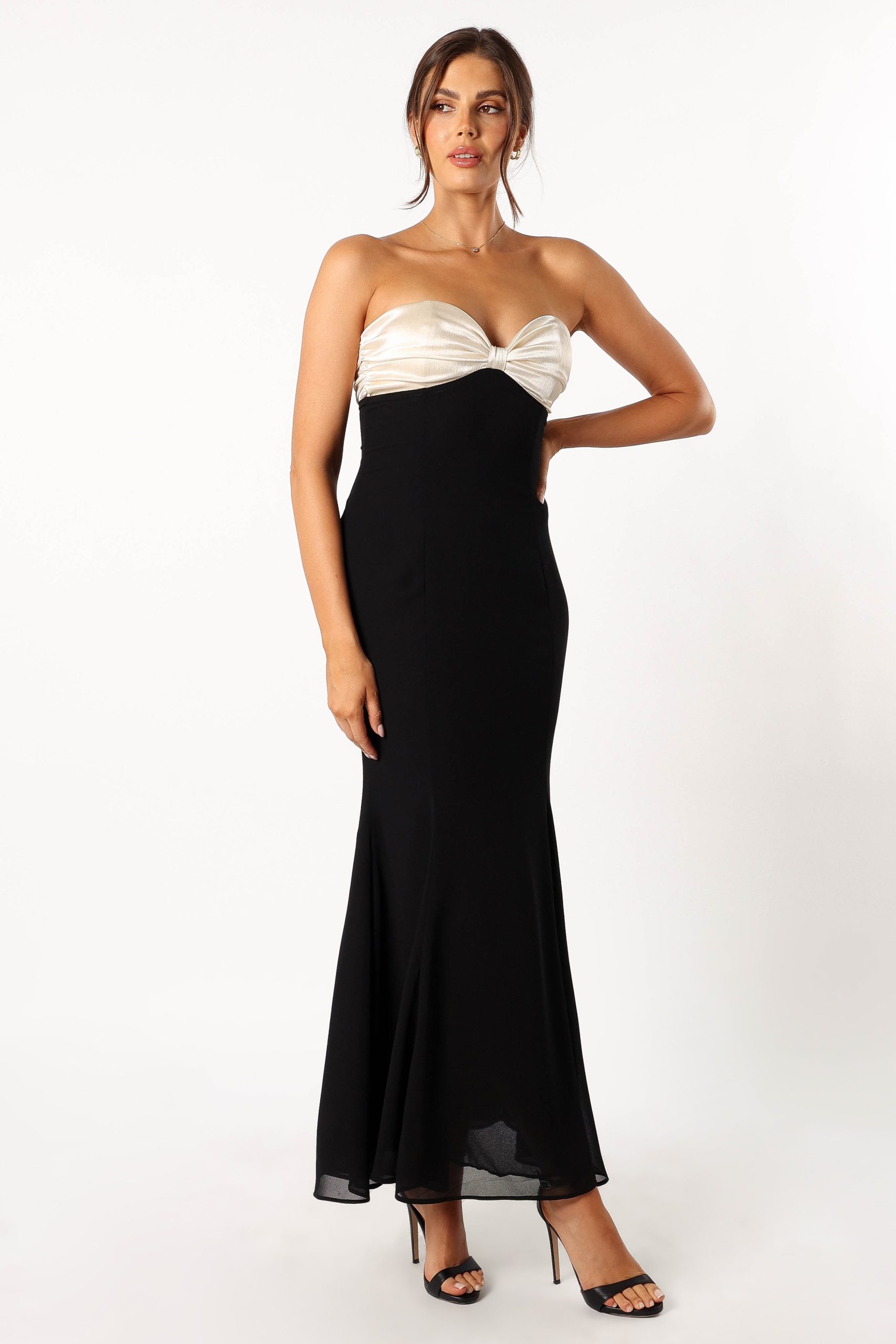 Cecilia Strapless Maxi Dress - Black - Image 6