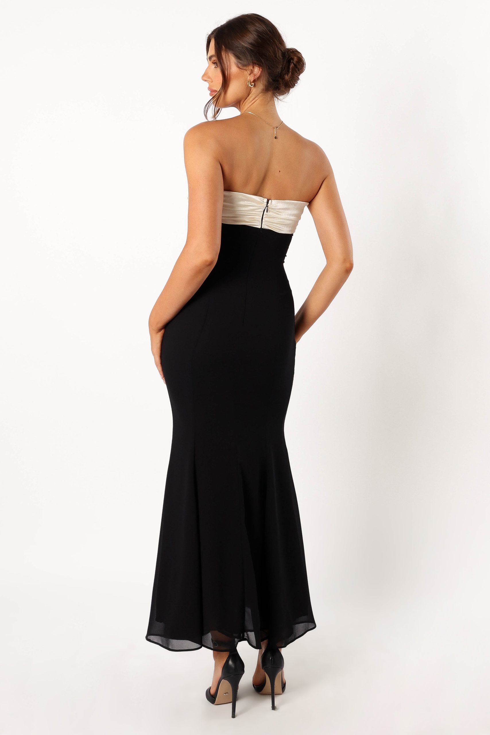 Cecilia Strapless Maxi Dress - Black - Image 5