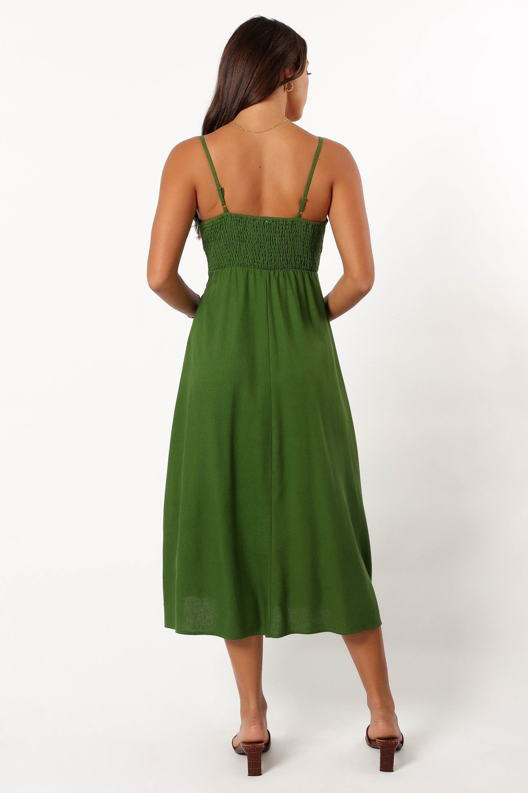 Darby Midi Dress - Ibiza Green - Image 7
