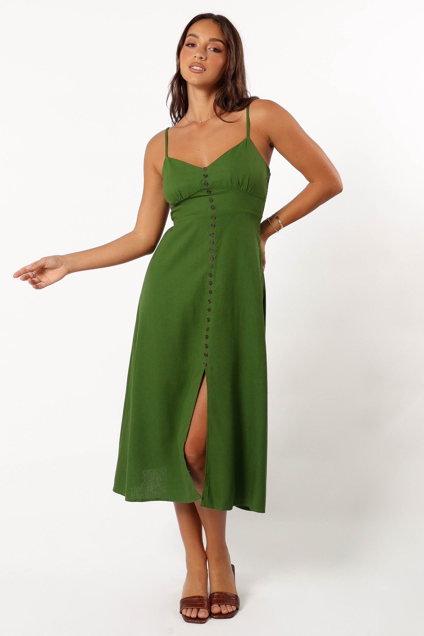 Darby Midi Dress - Ibiza Green - Image 9