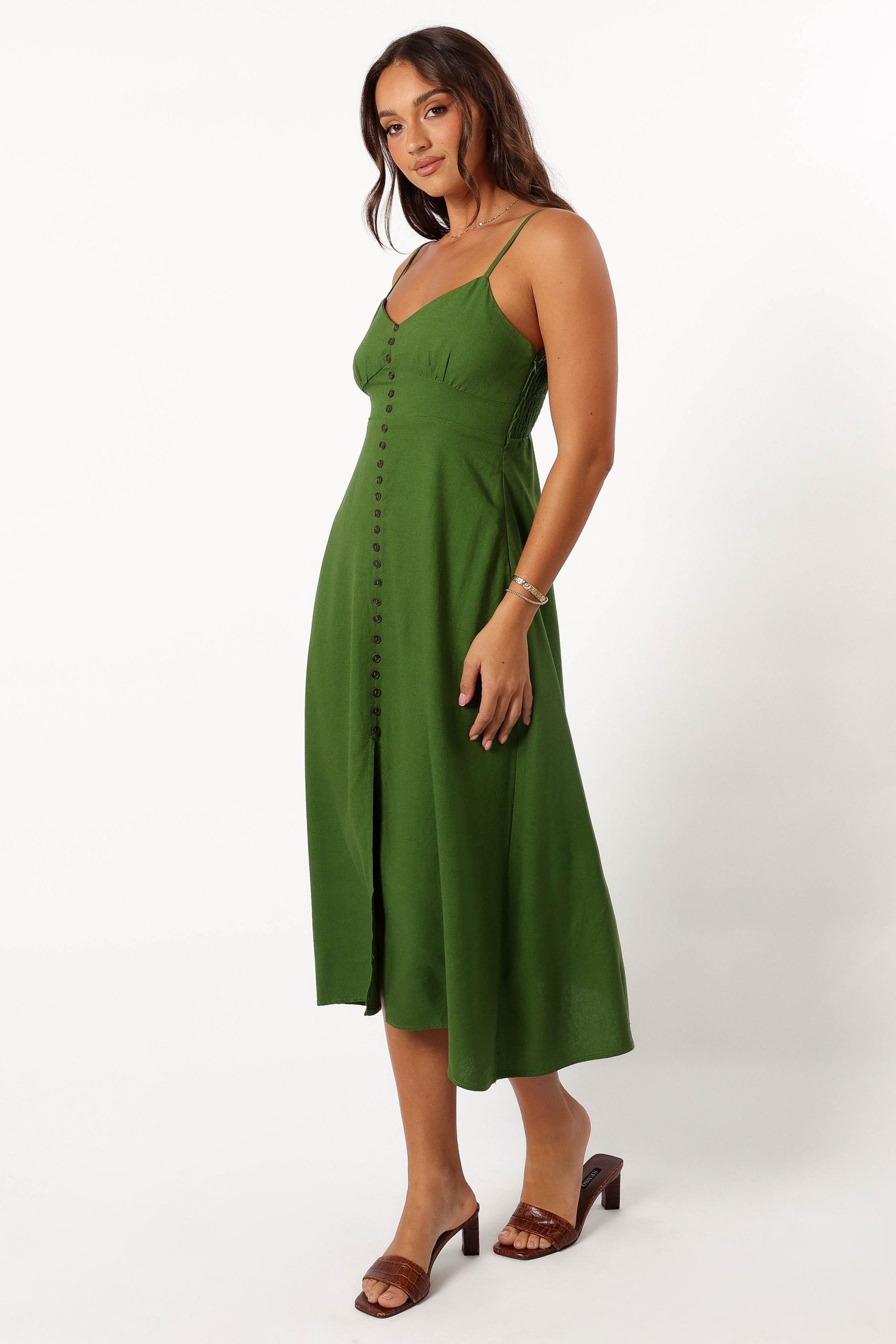 Darby Midi Dress - Ibiza Green - Image 6