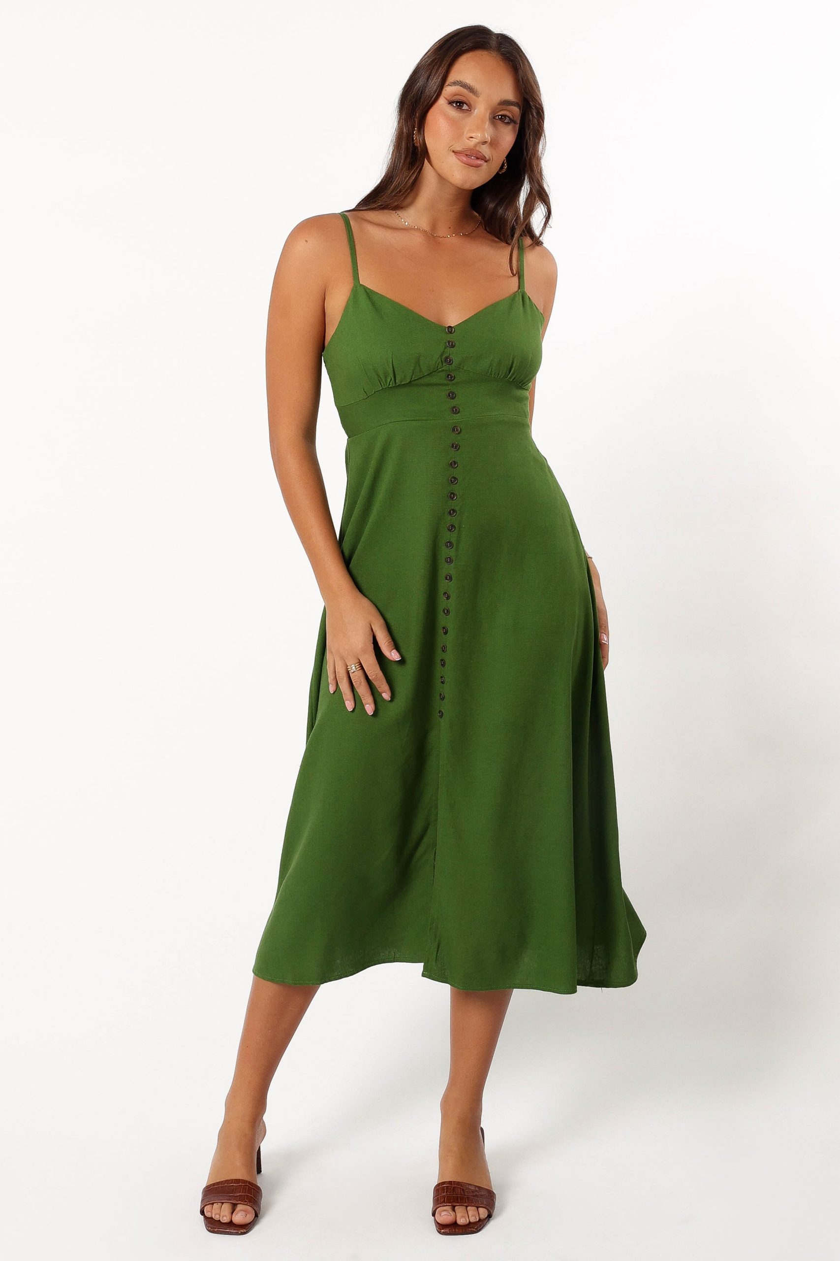 Darby Midi Dress - Ibiza Green - Image 4