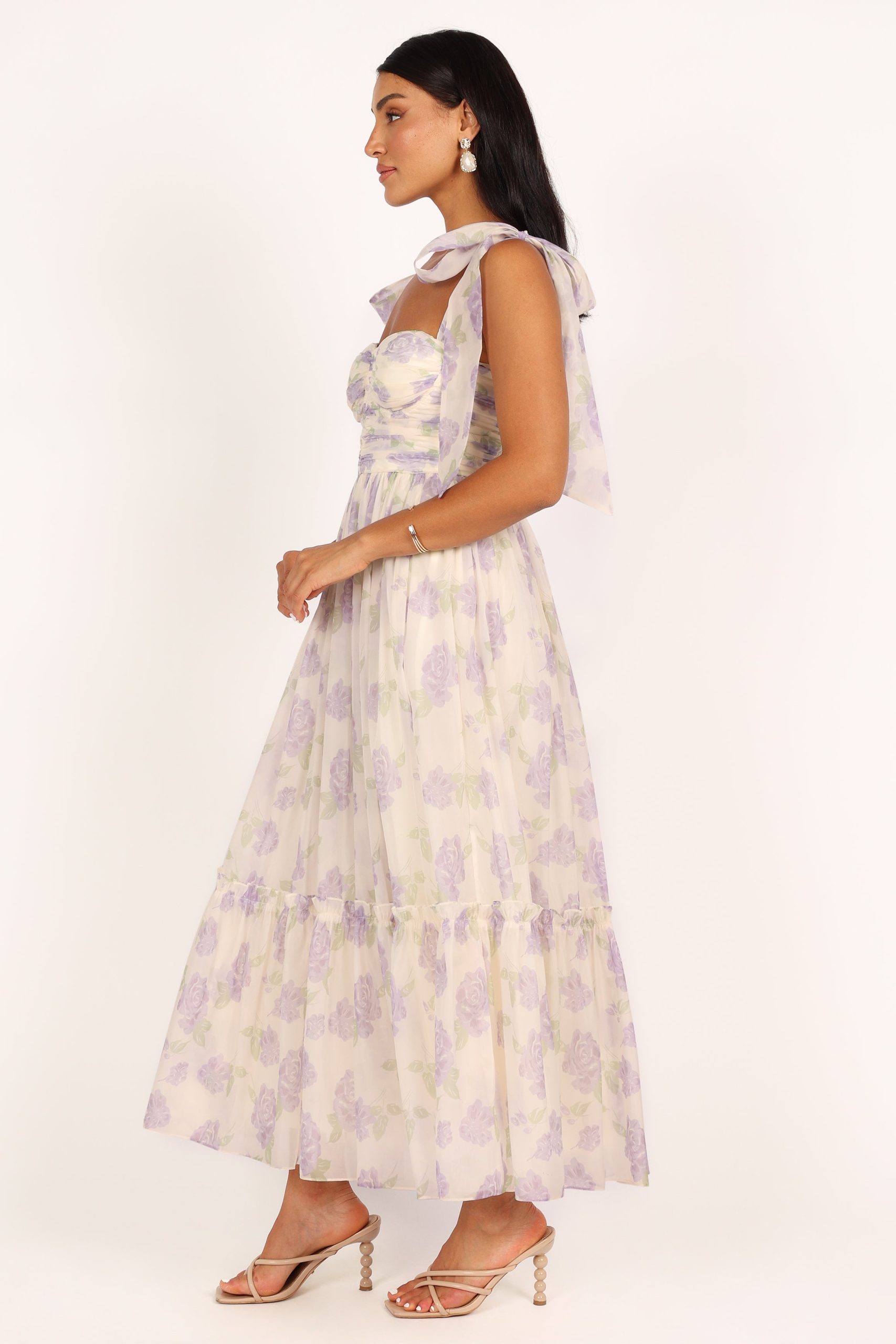 Floret Midi Dress - Lavender - Image 6
