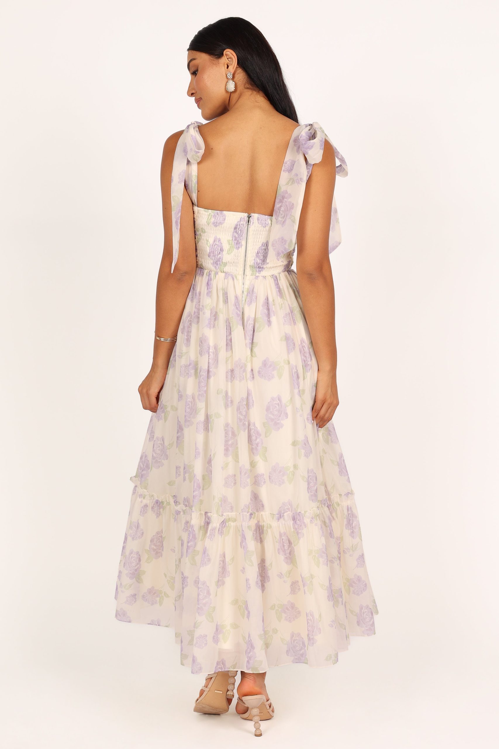 Floret Midi Dress - Lavender - Image 9