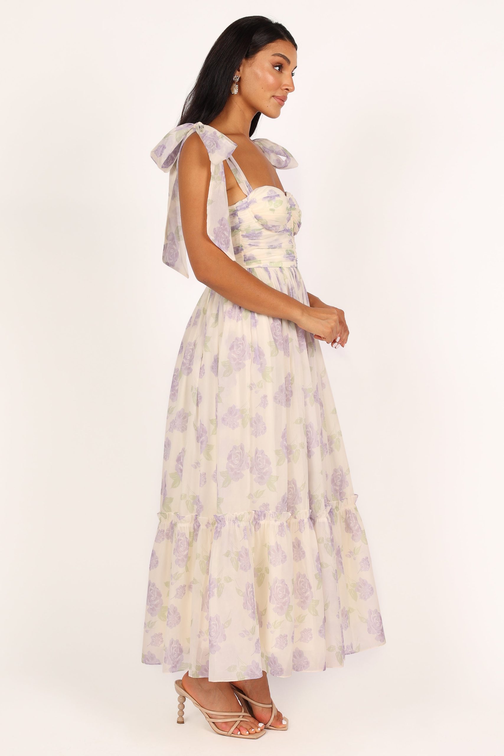 Floret Midi Dress - Lavender - Image 10
