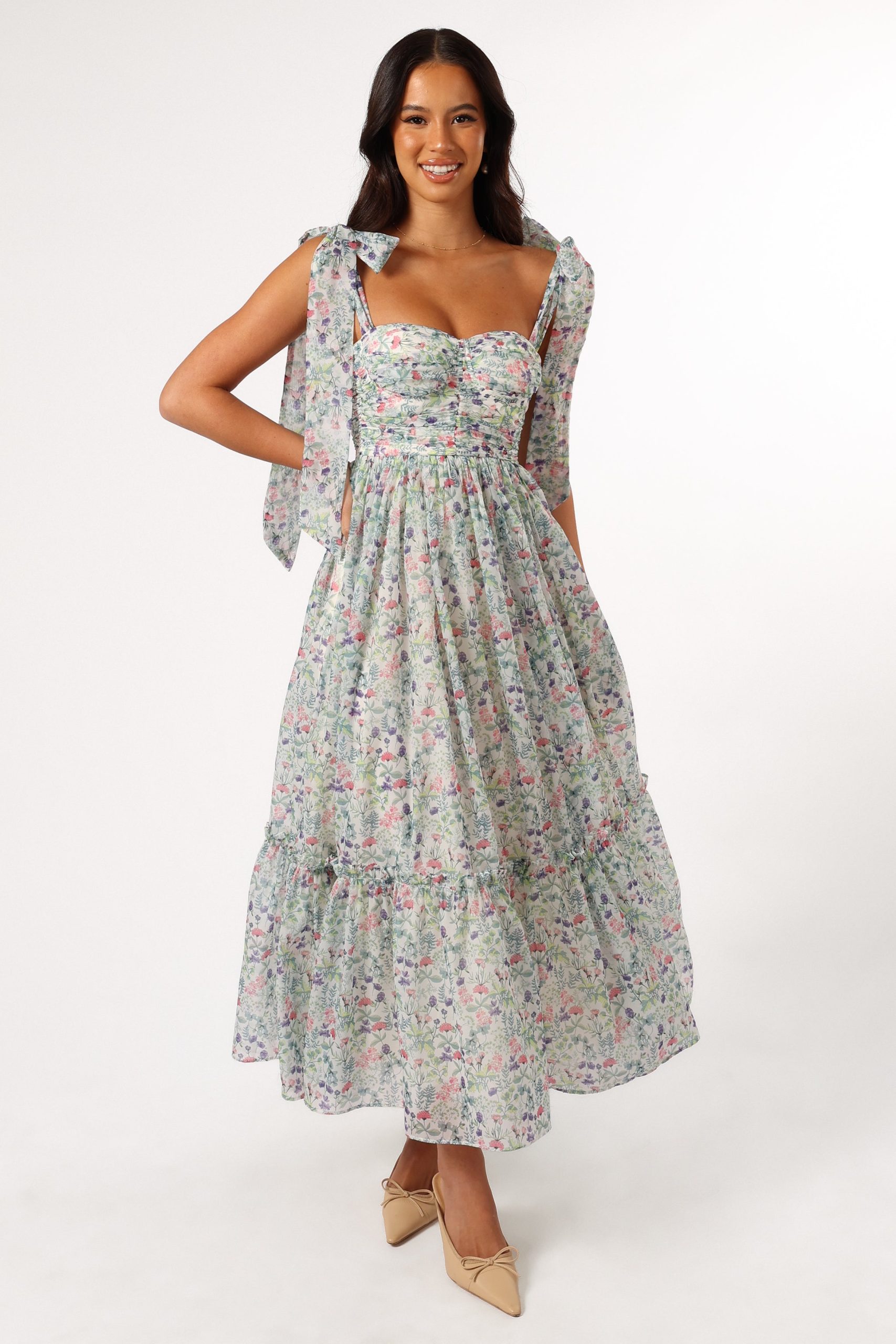 Floret Midi Dress - Multi - Image 2