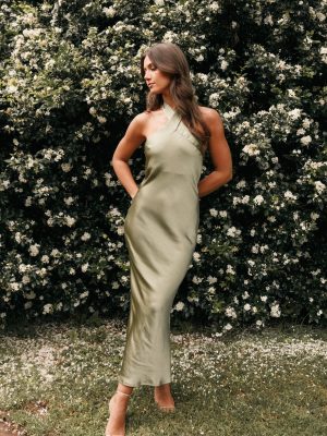 Grasie Midi Dress - Olive