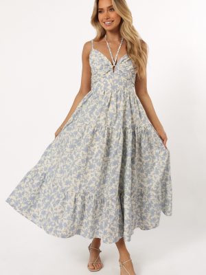 Indy Midi Dress - Blue