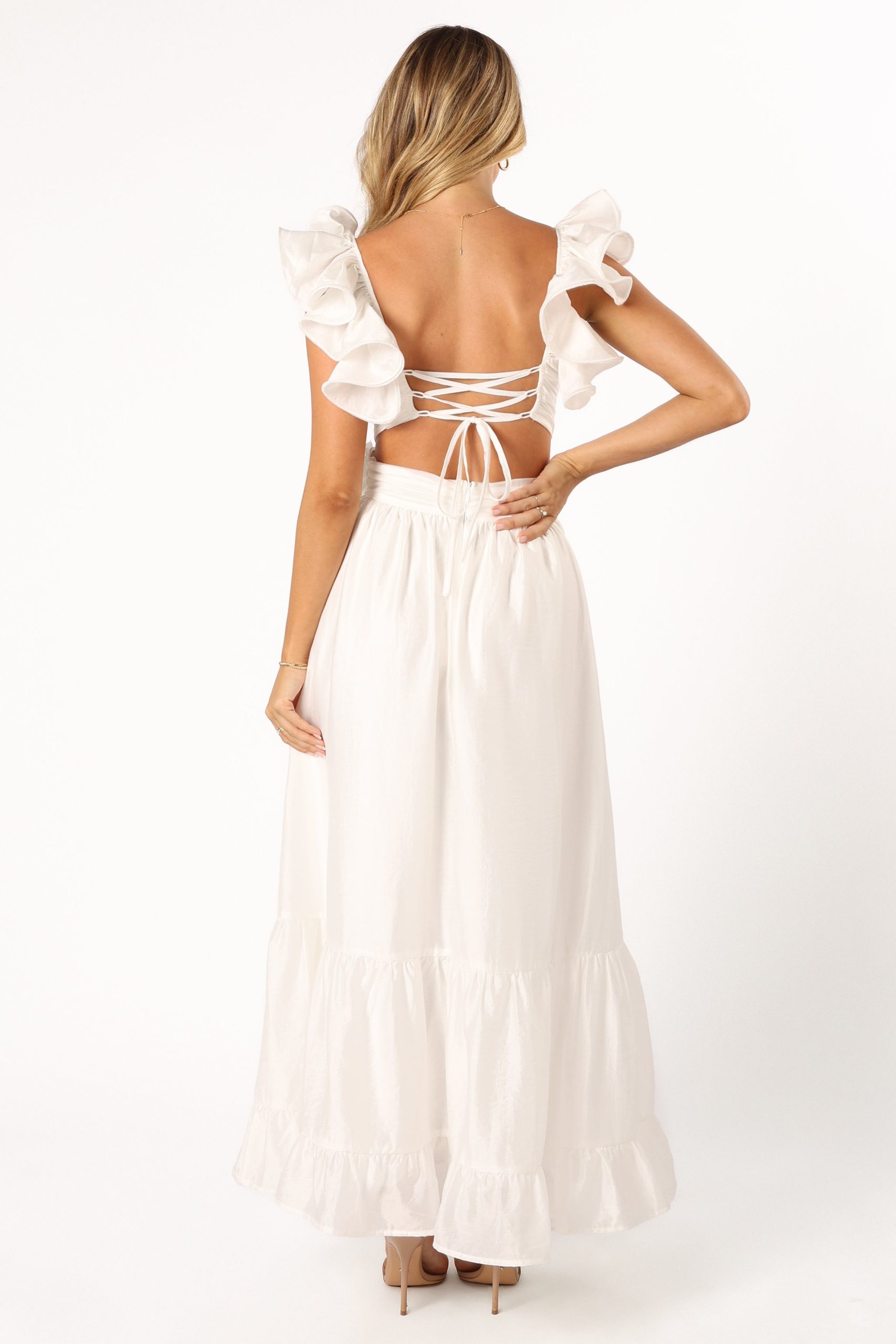 Josey Midi Dress - White - Image 6