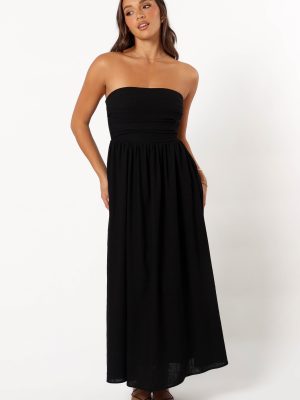 Kayt Strapless Dress - Black