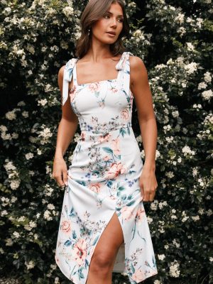 Laurel Dress - Blue Floral