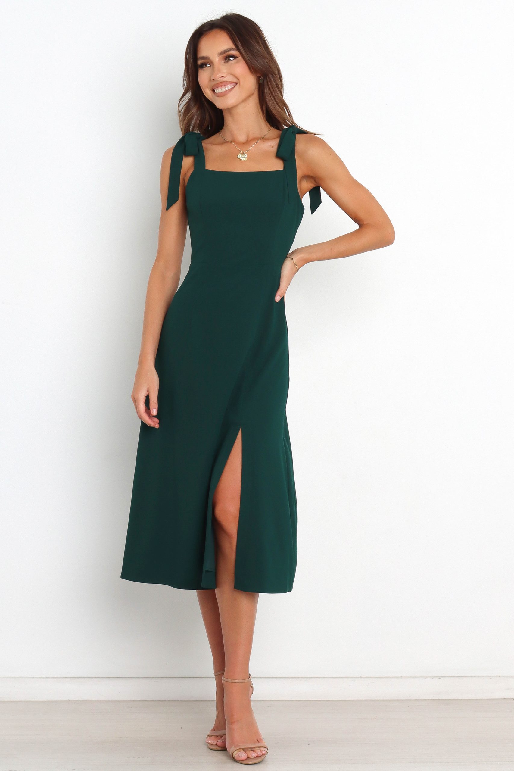 Laurel Dress - Emerald - Image 3