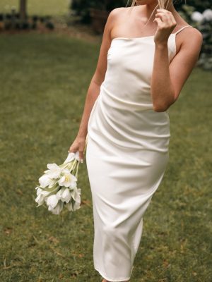 Luella Dress - Pearl White