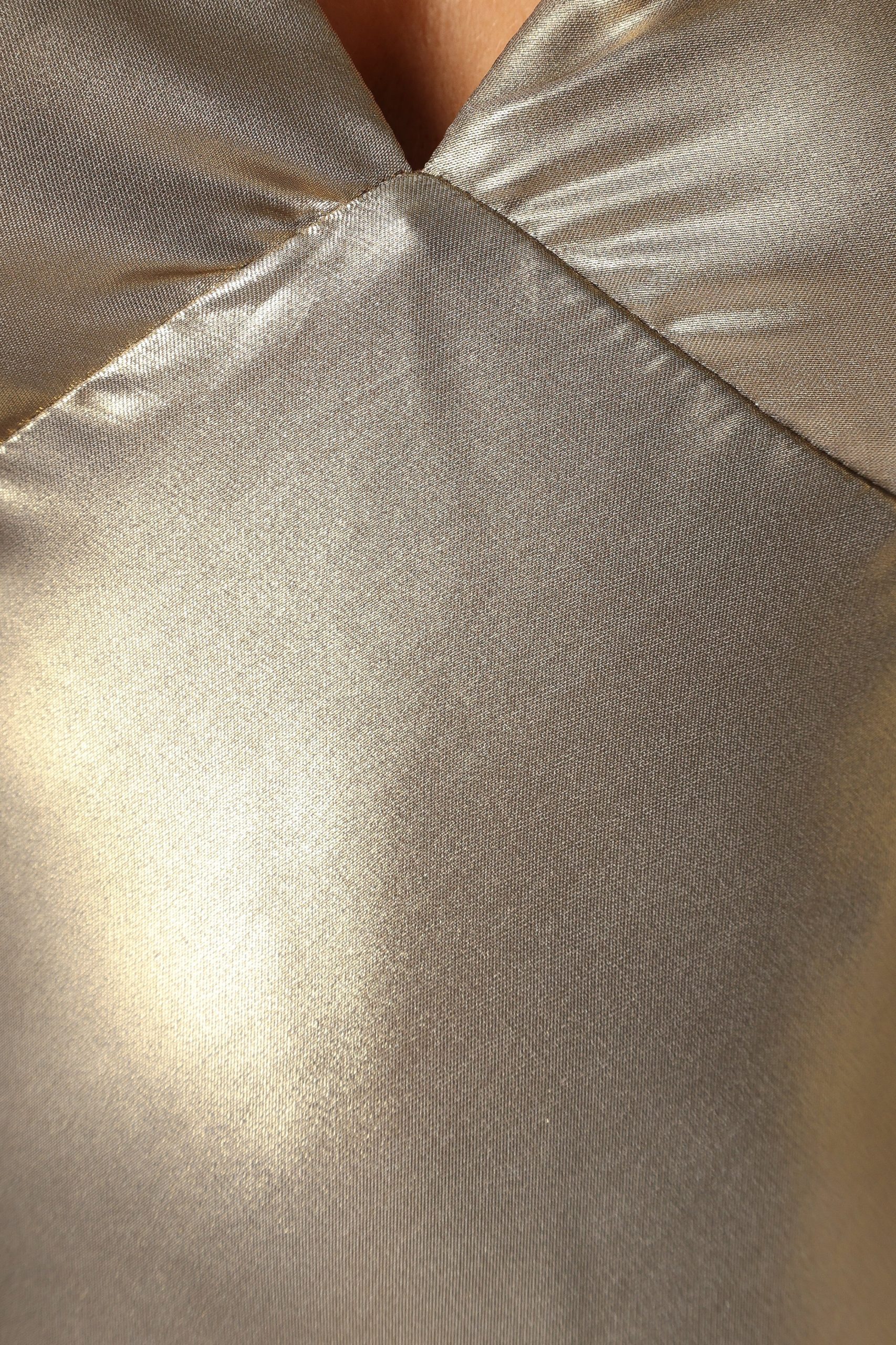 Moss Maxi Dress - Gold - Image 7